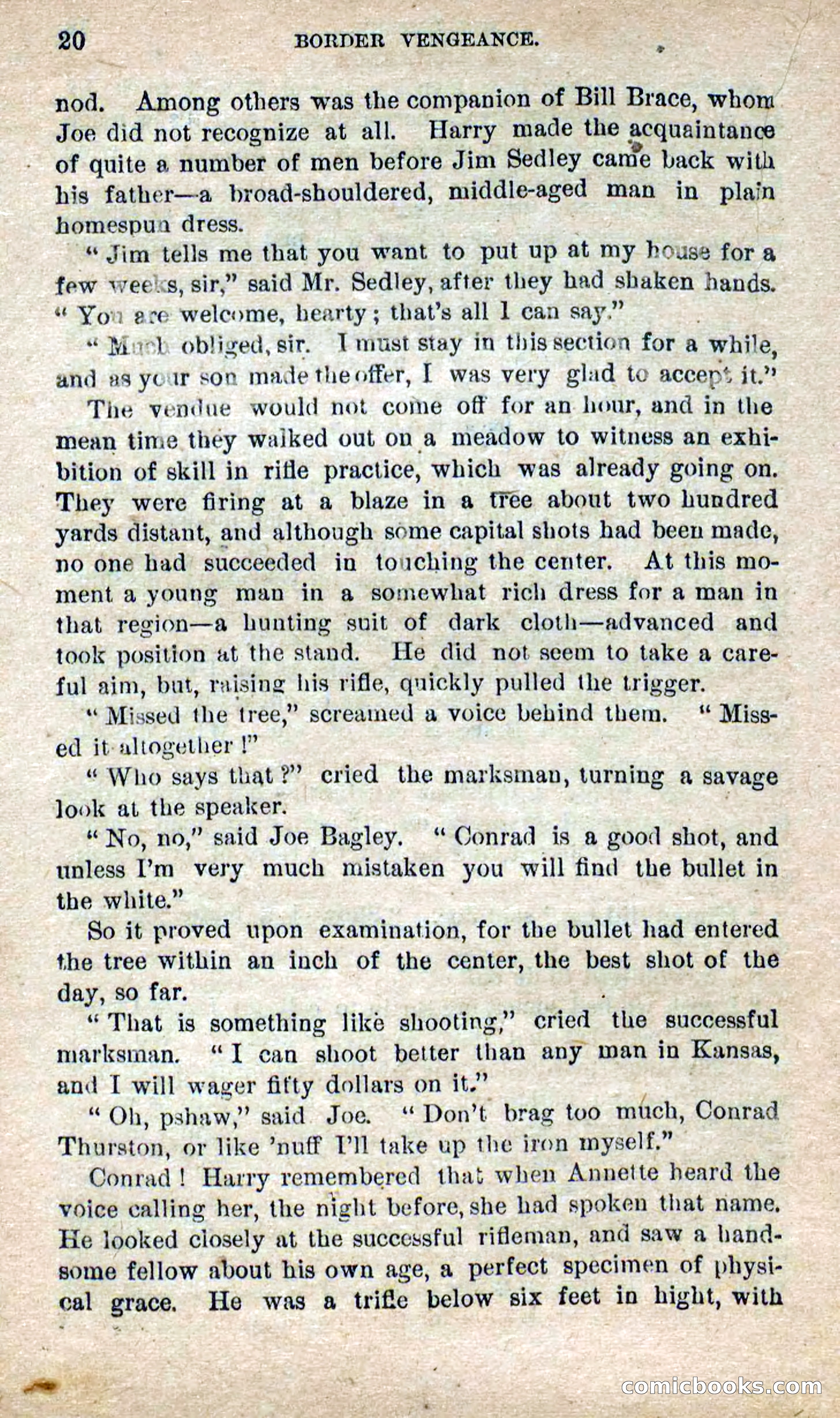 Beadle's Dime Novels No. 280: Border Vengeance — page 18 of 100