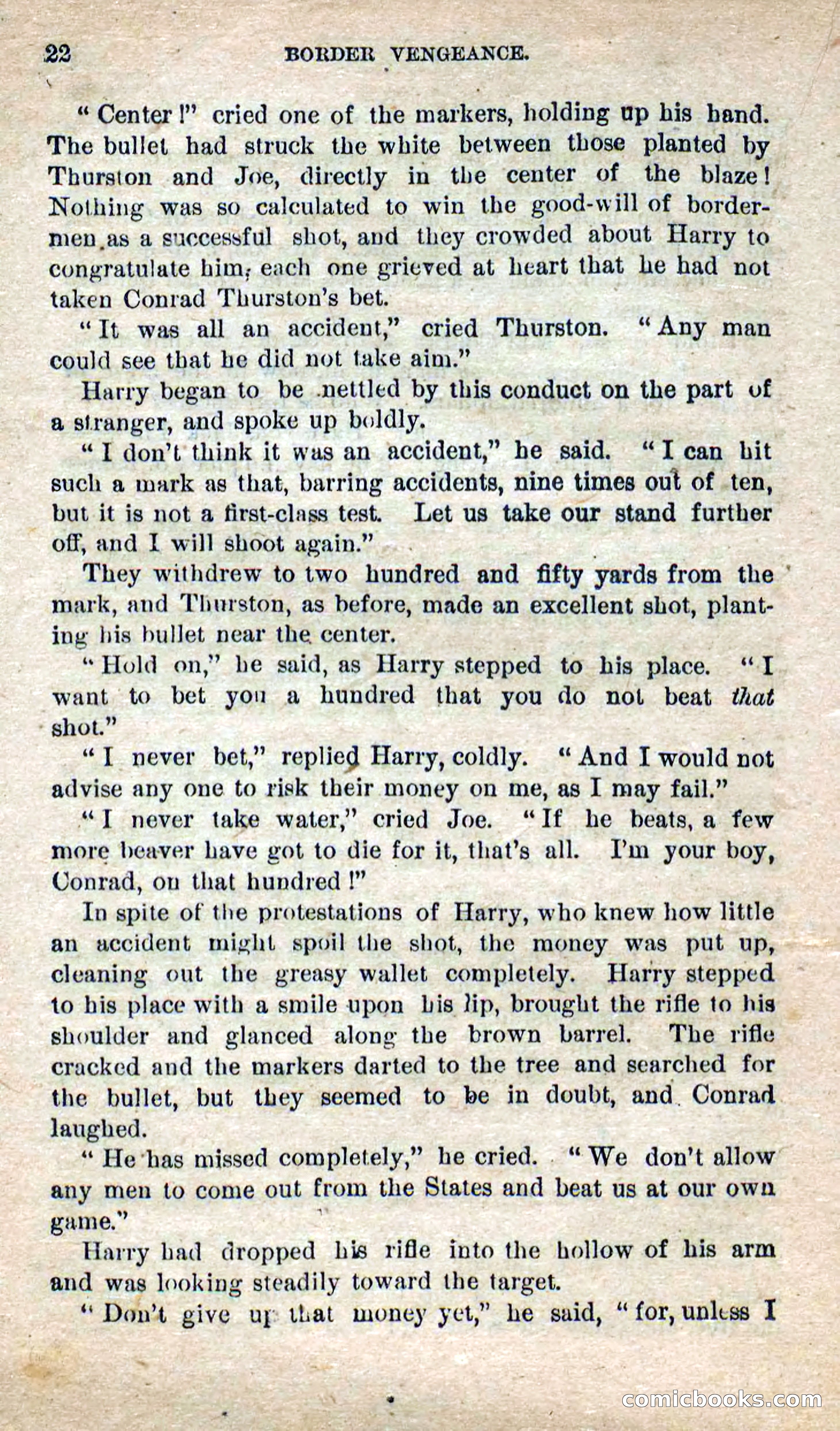 Beadle's Dime Novels No. 280: Border Vengeance — page 20 of 100