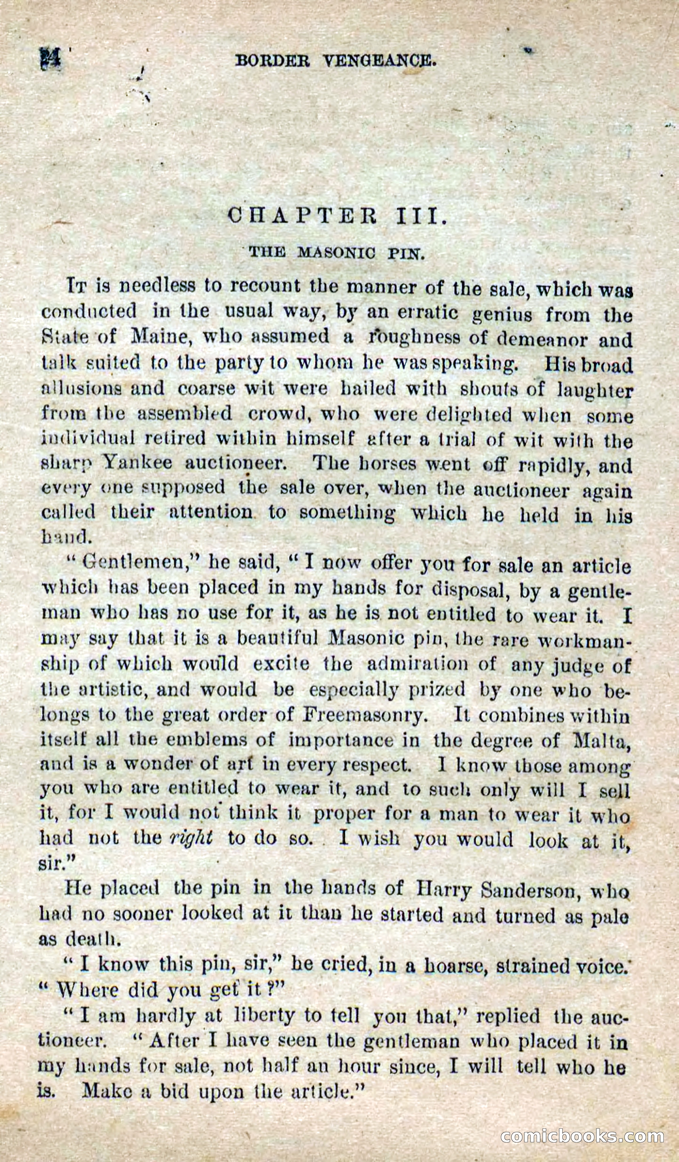 Beadle's Dime Novels No. 280: Border Vengeance — page 22 of 100