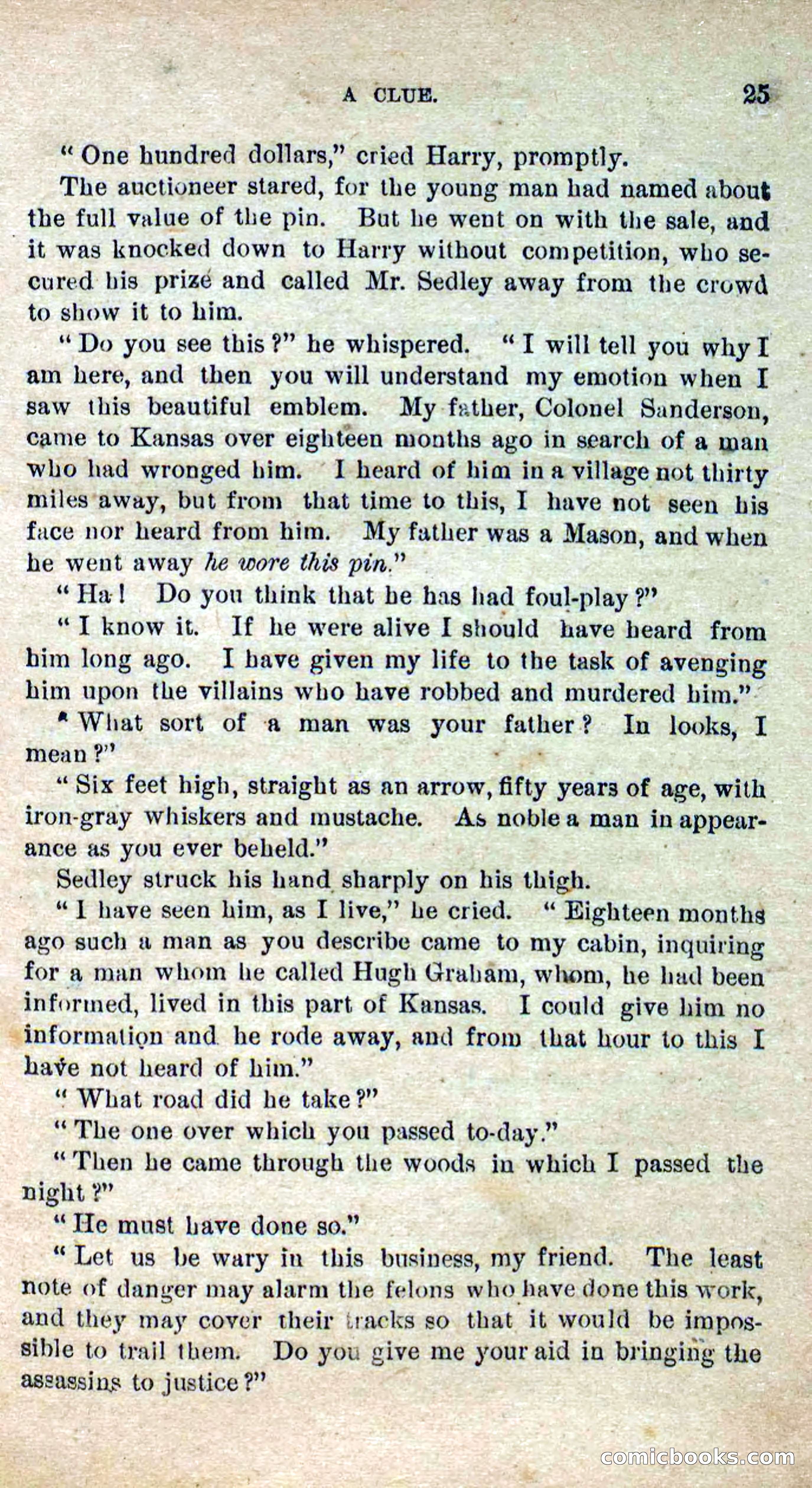 Beadle's Dime Novels No. 280: Border Vengeance — page 23 of 100