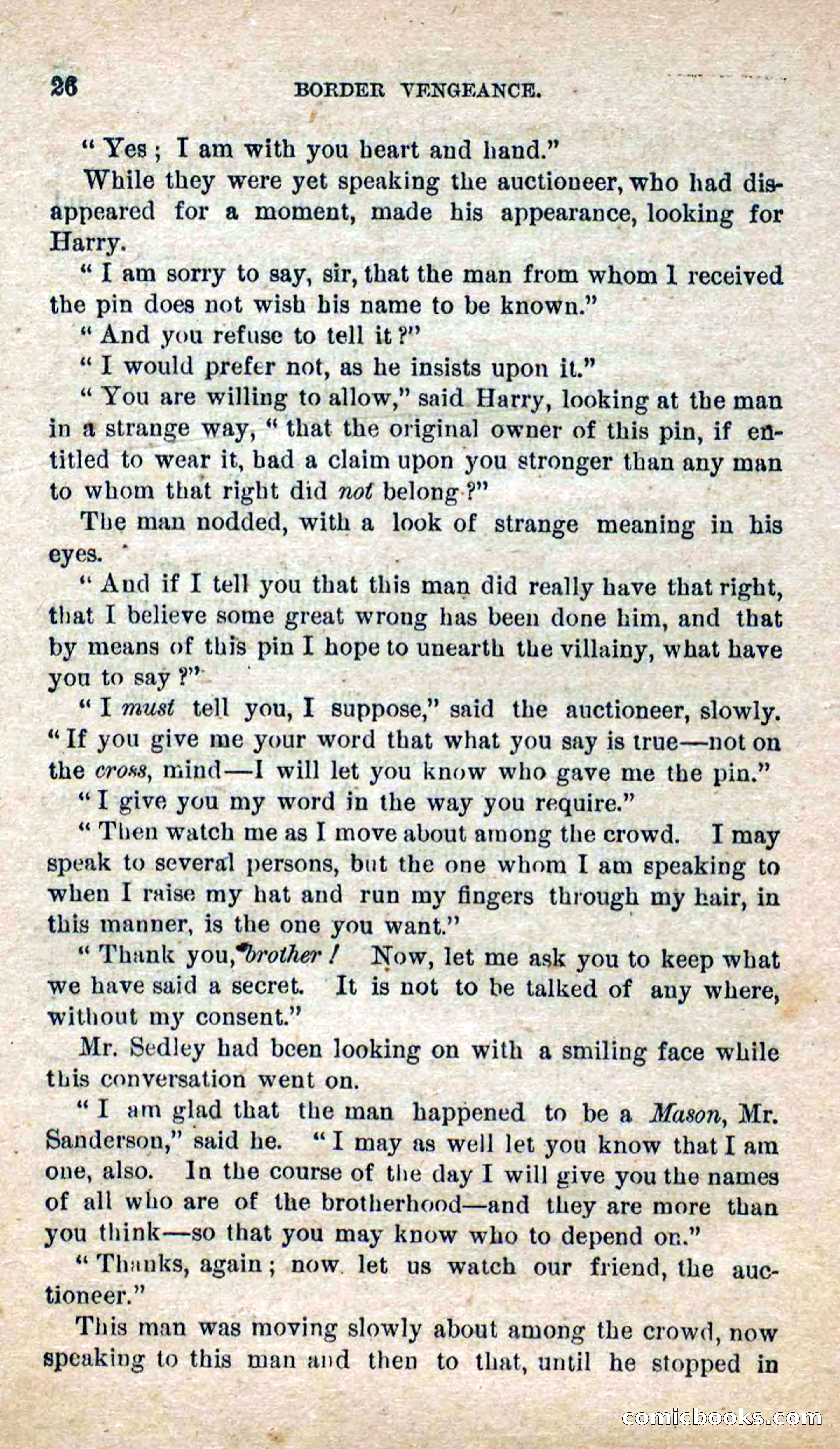 Beadle's Dime Novels No. 280: Border Vengeance — page 24 of 100