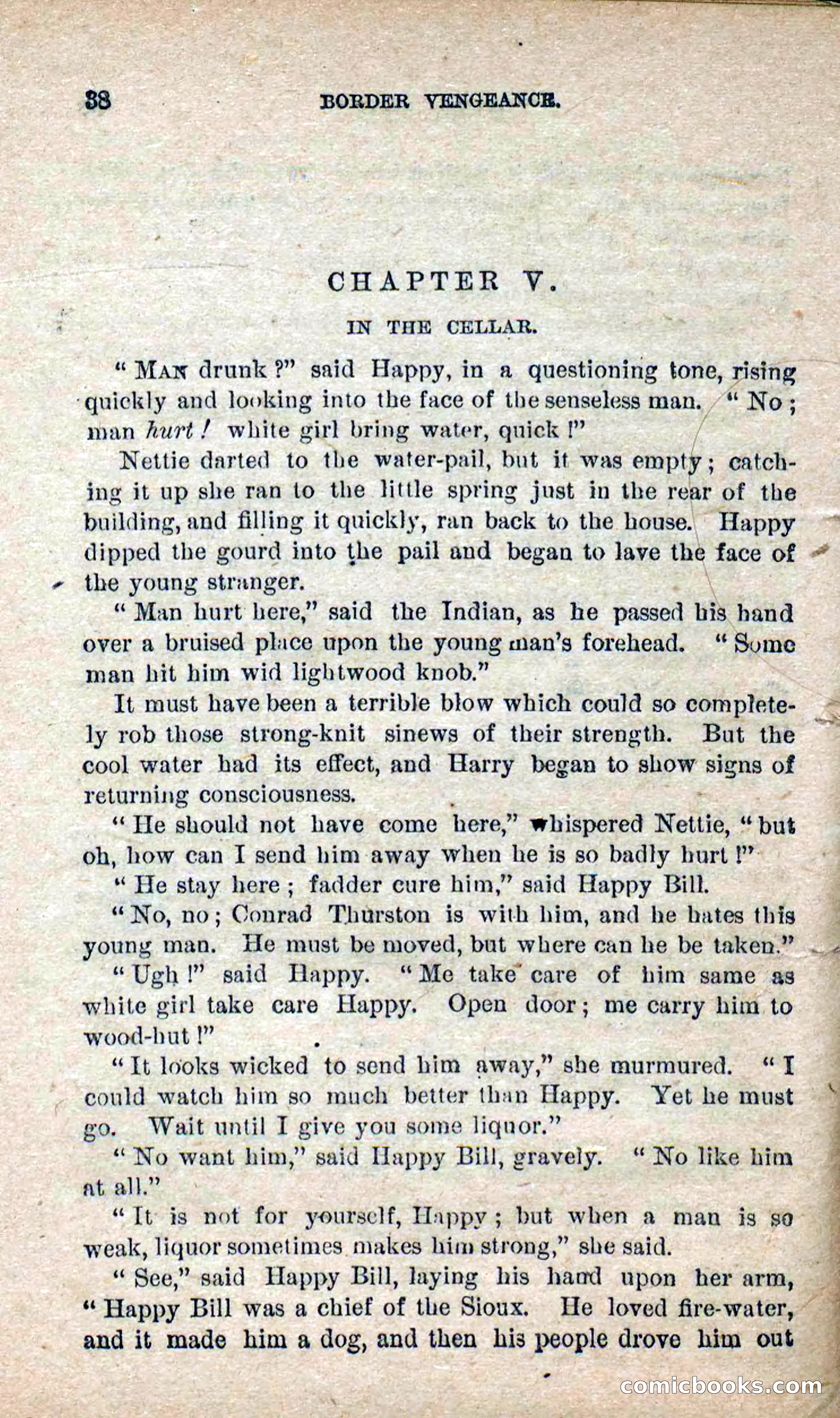Beadle's Dime Novels No. 280: Border Vengeance — page 36 of 100