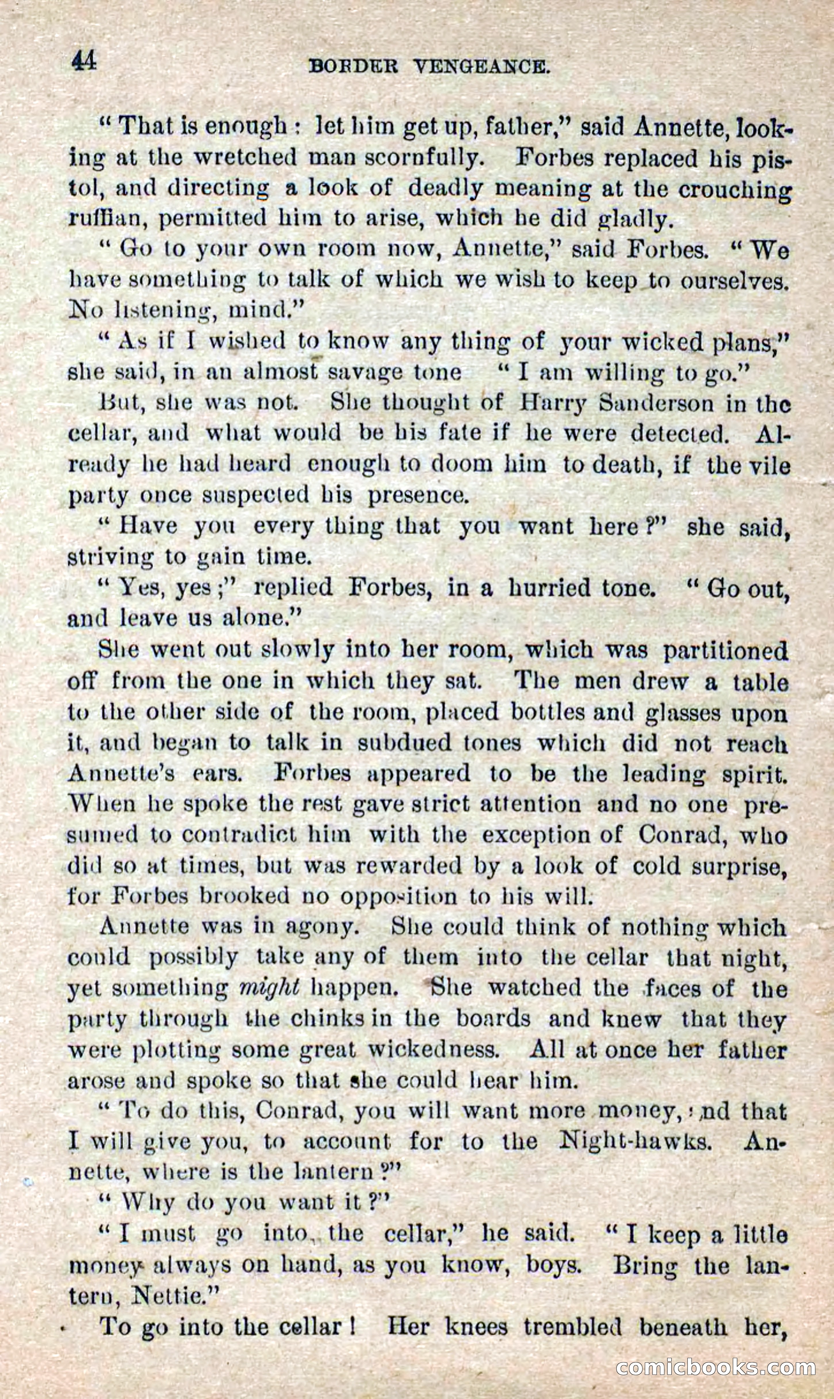 Beadle's Dime Novels No. 280: Border Vengeance — page 42 of 100