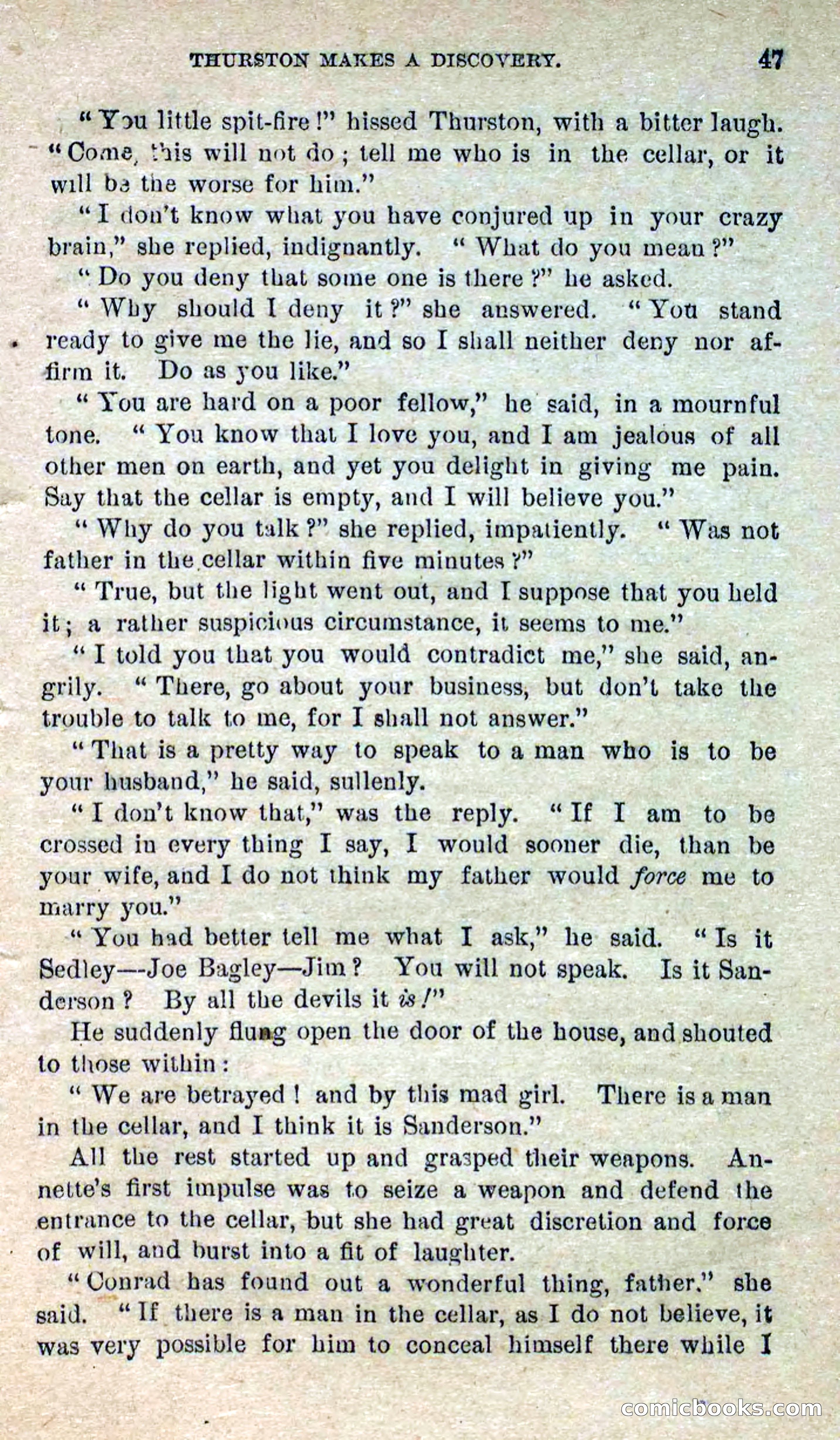 Beadle's Dime Novels No. 280: Border Vengeance — page 45 of 100