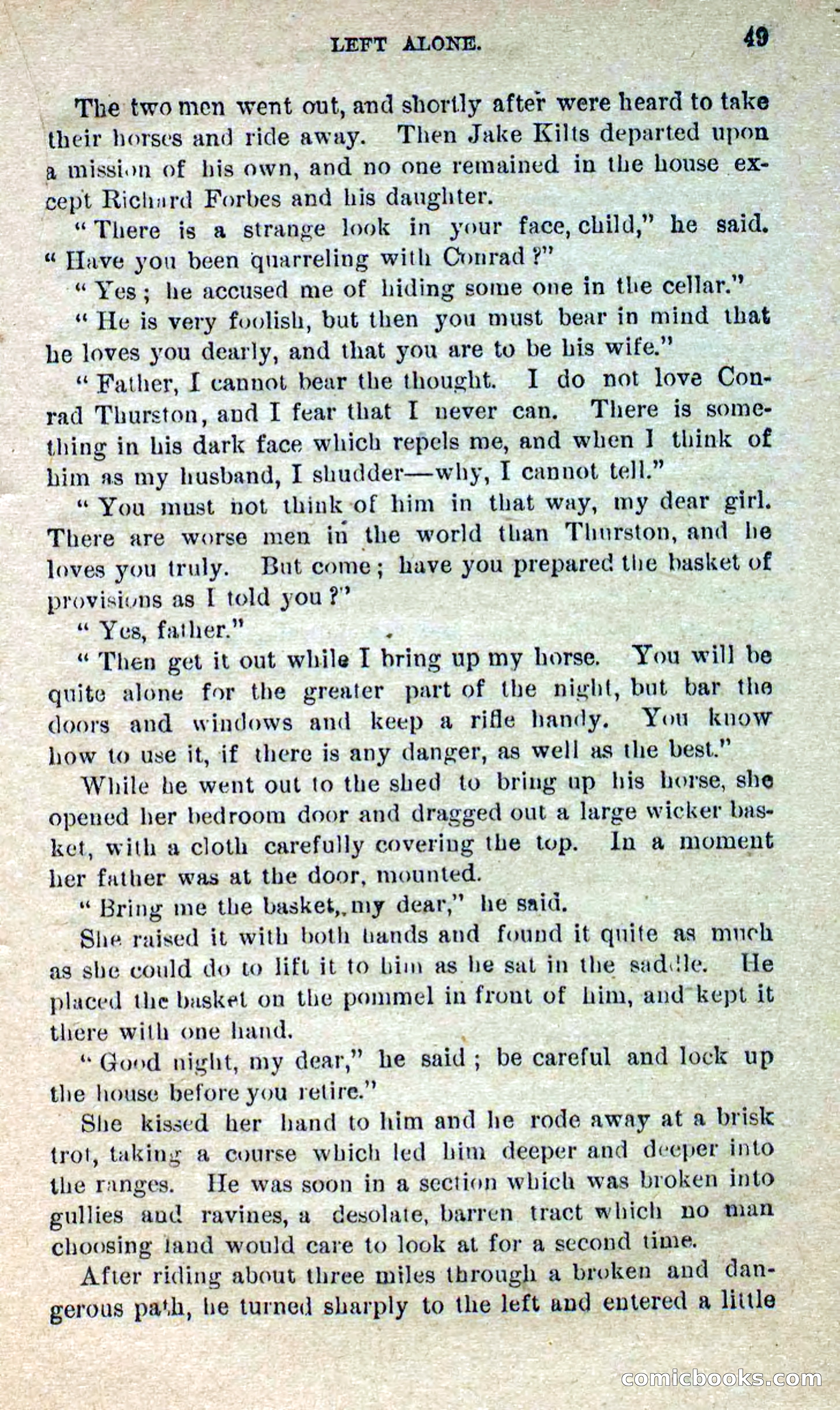 Beadle's Dime Novels No. 280: Border Vengeance — page 47 of 100