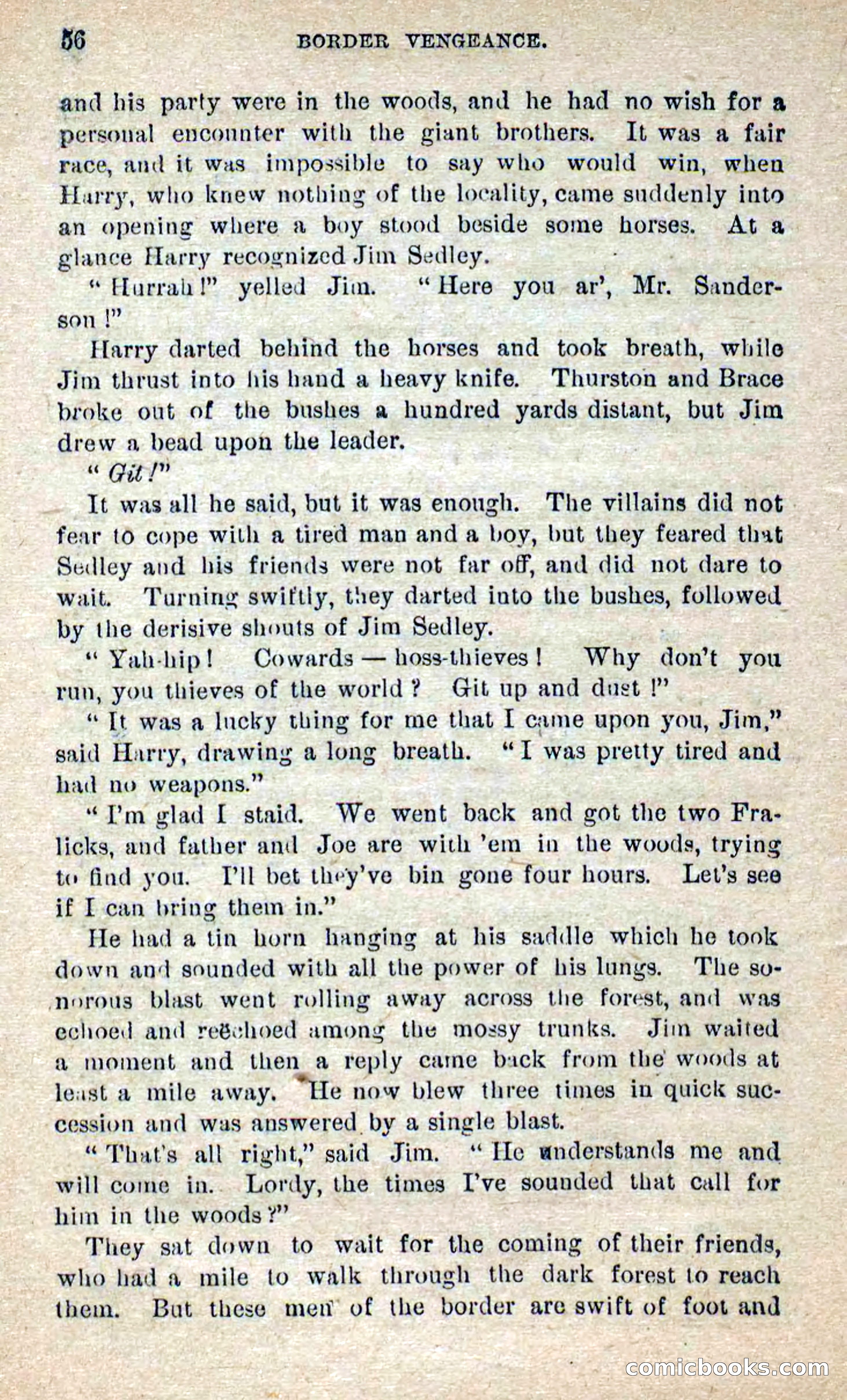 Beadle's Dime Novels No. 280: Border Vengeance — page 54 of 100