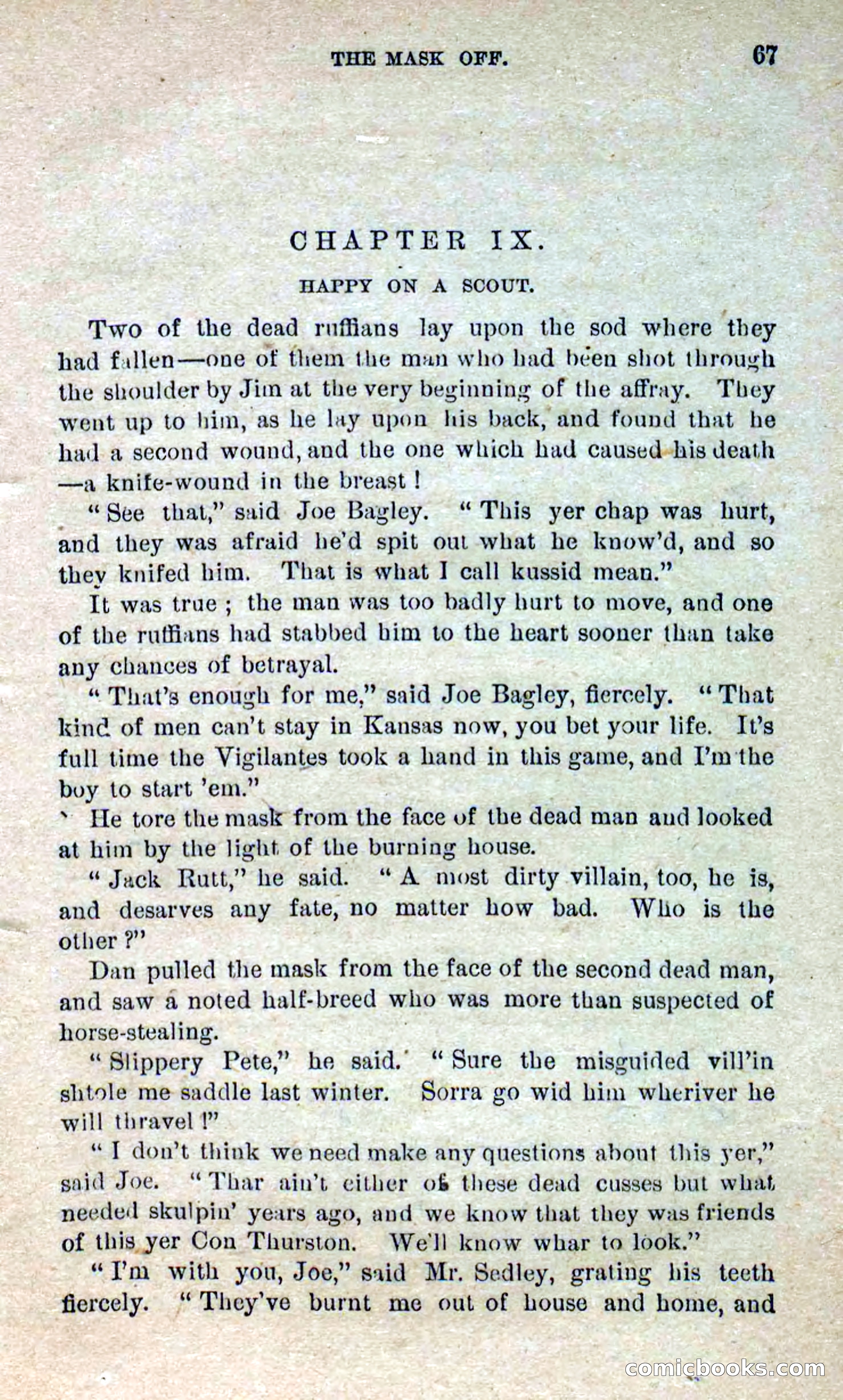 Beadle's Dime Novels No. 280: Border Vengeance — page 65 of 100