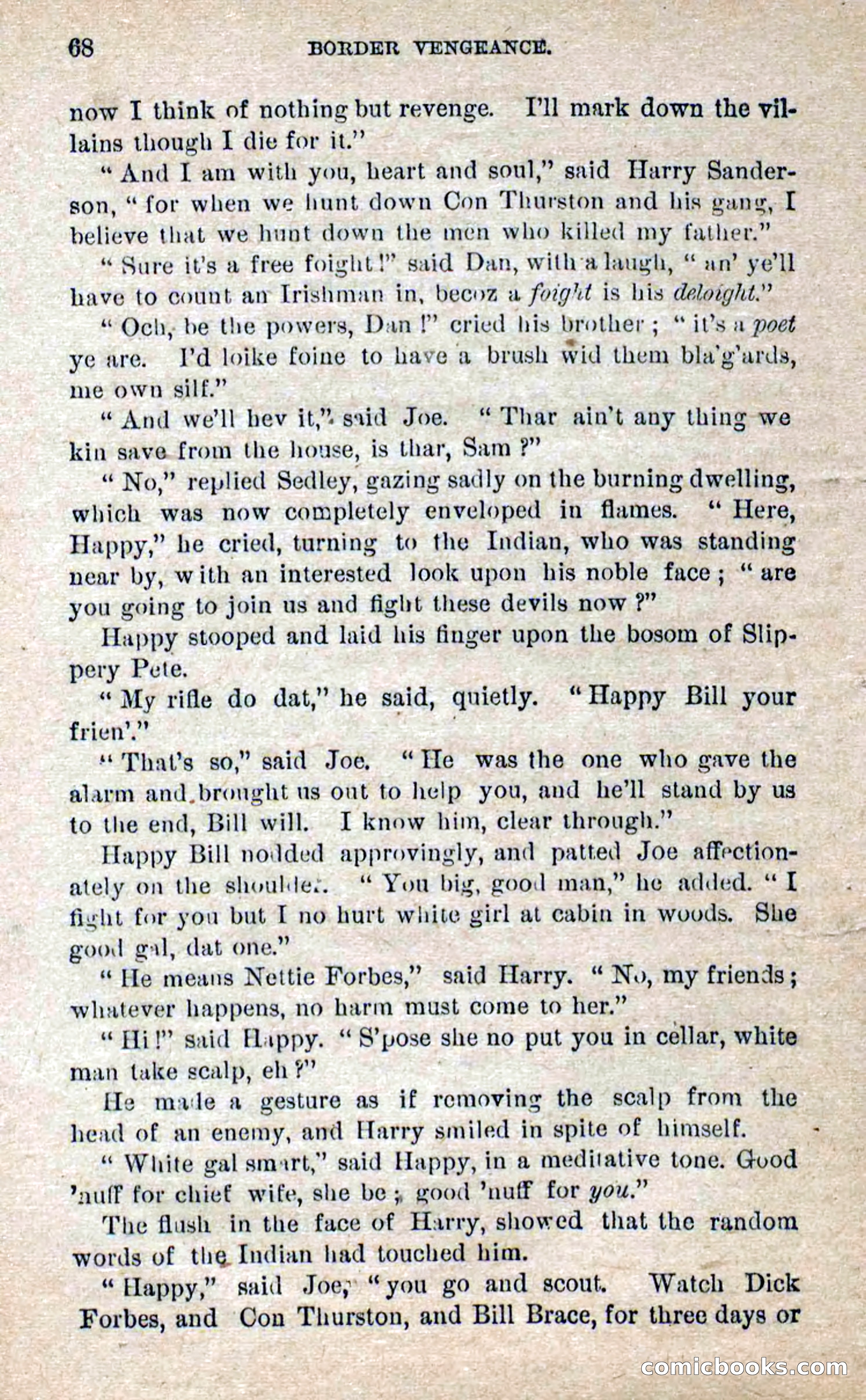 Beadle's Dime Novels No. 280: Border Vengeance — page 66 of 100