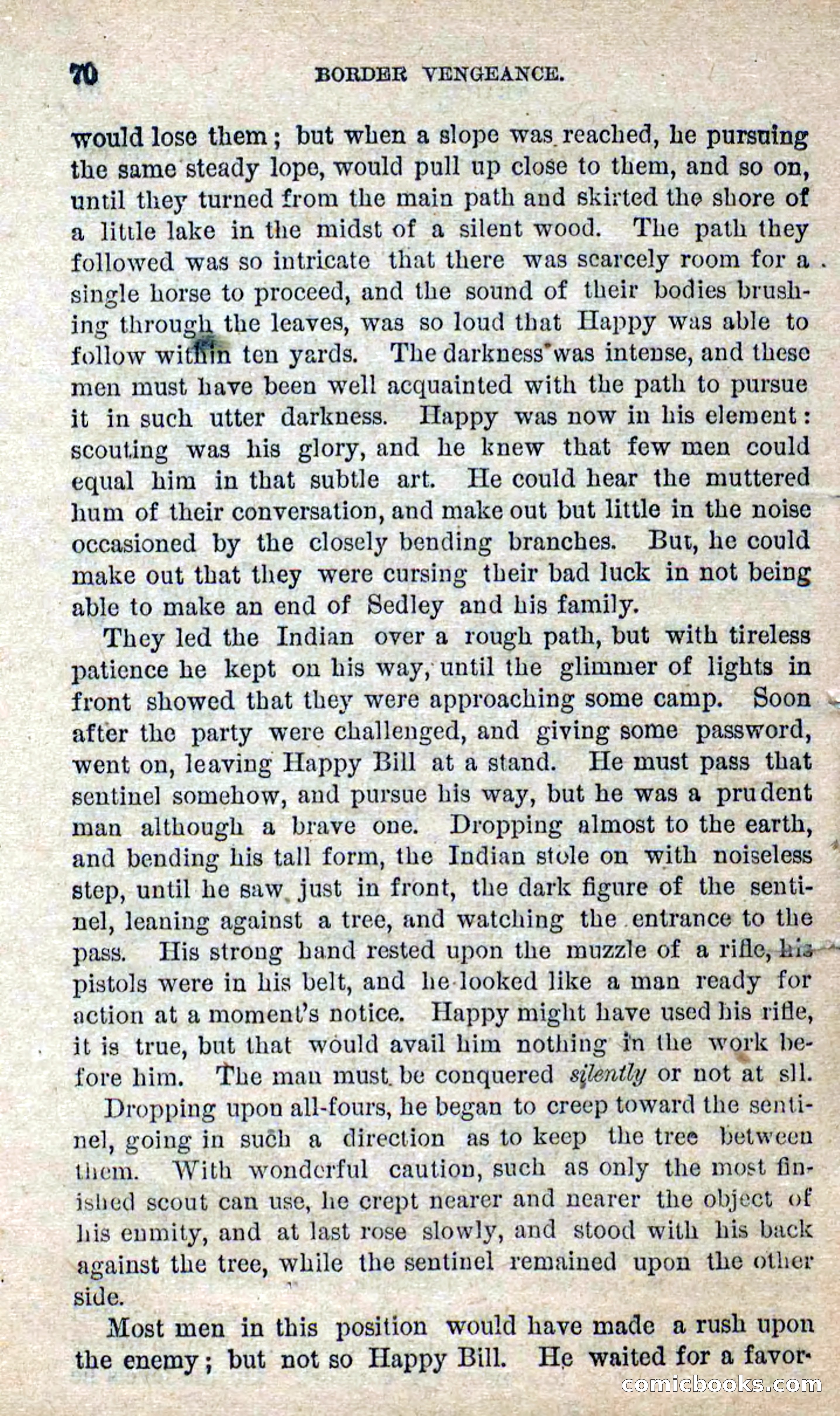 Beadle's Dime Novels No. 280: Border Vengeance — page 68 of 100