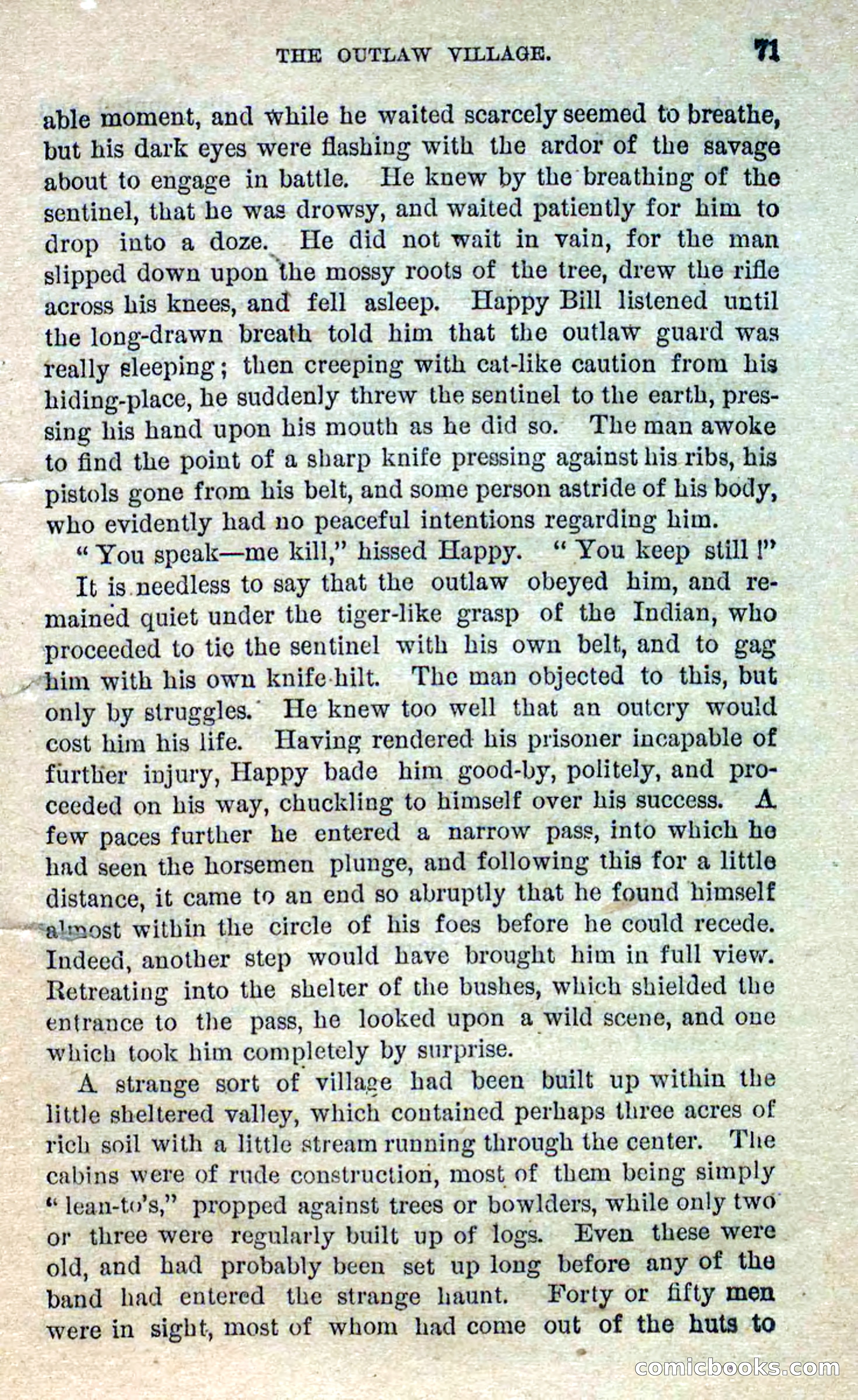 Beadle's Dime Novels No. 280: Border Vengeance — page 69 of 100
