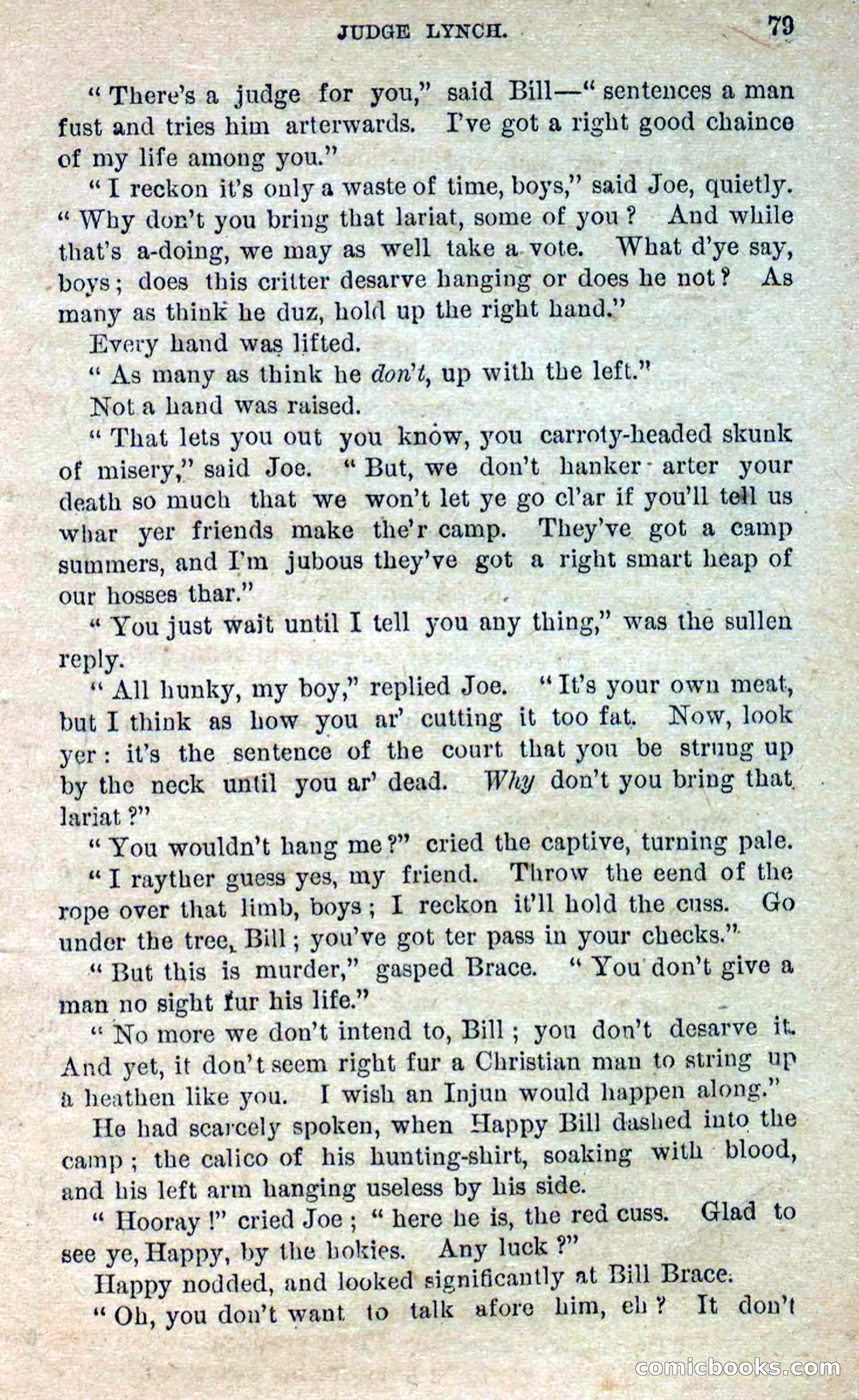 Beadle's Dime Novels No. 280: Border Vengeance — page 77 of 100