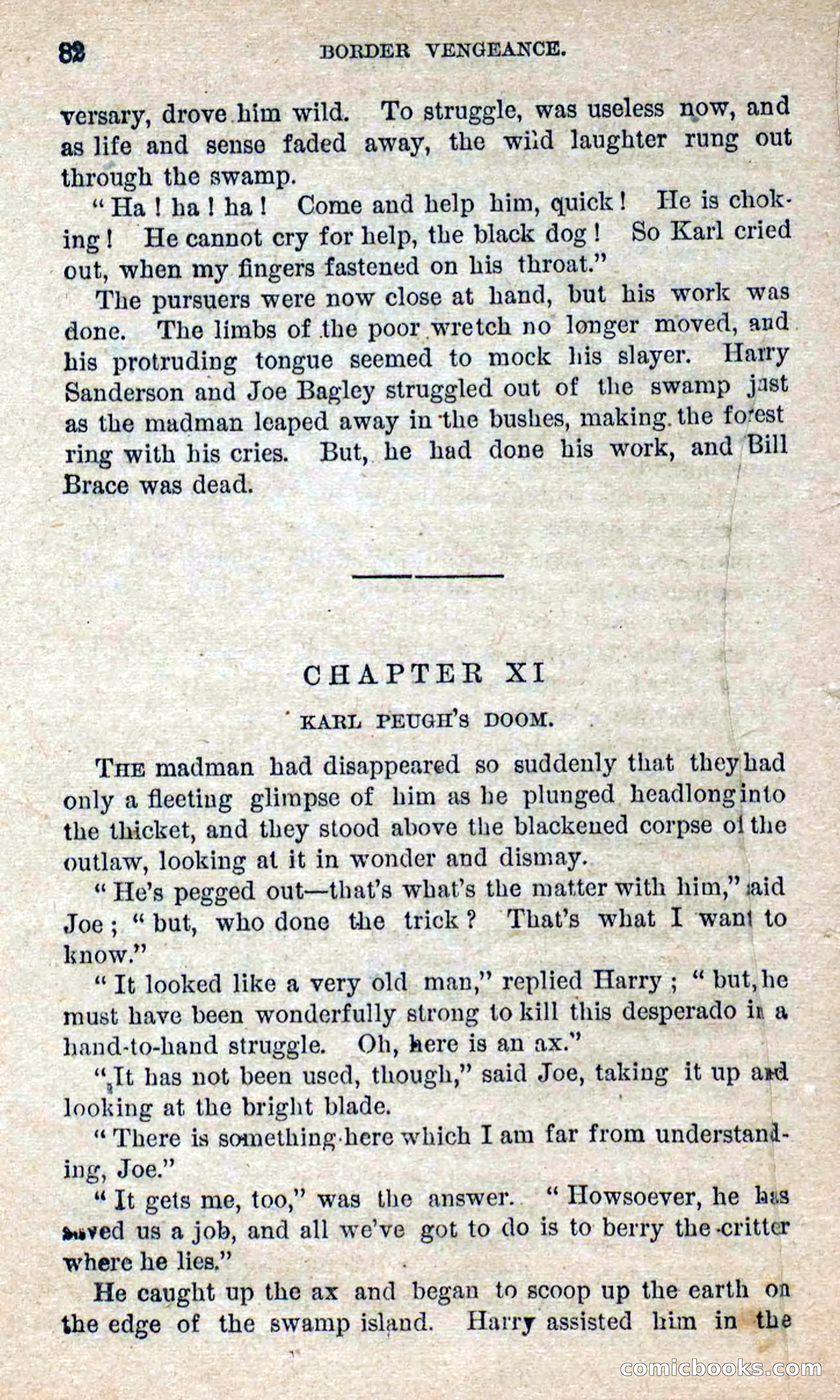 Beadle's Dime Novels No. 280: Border Vengeance — page 80 of 100
