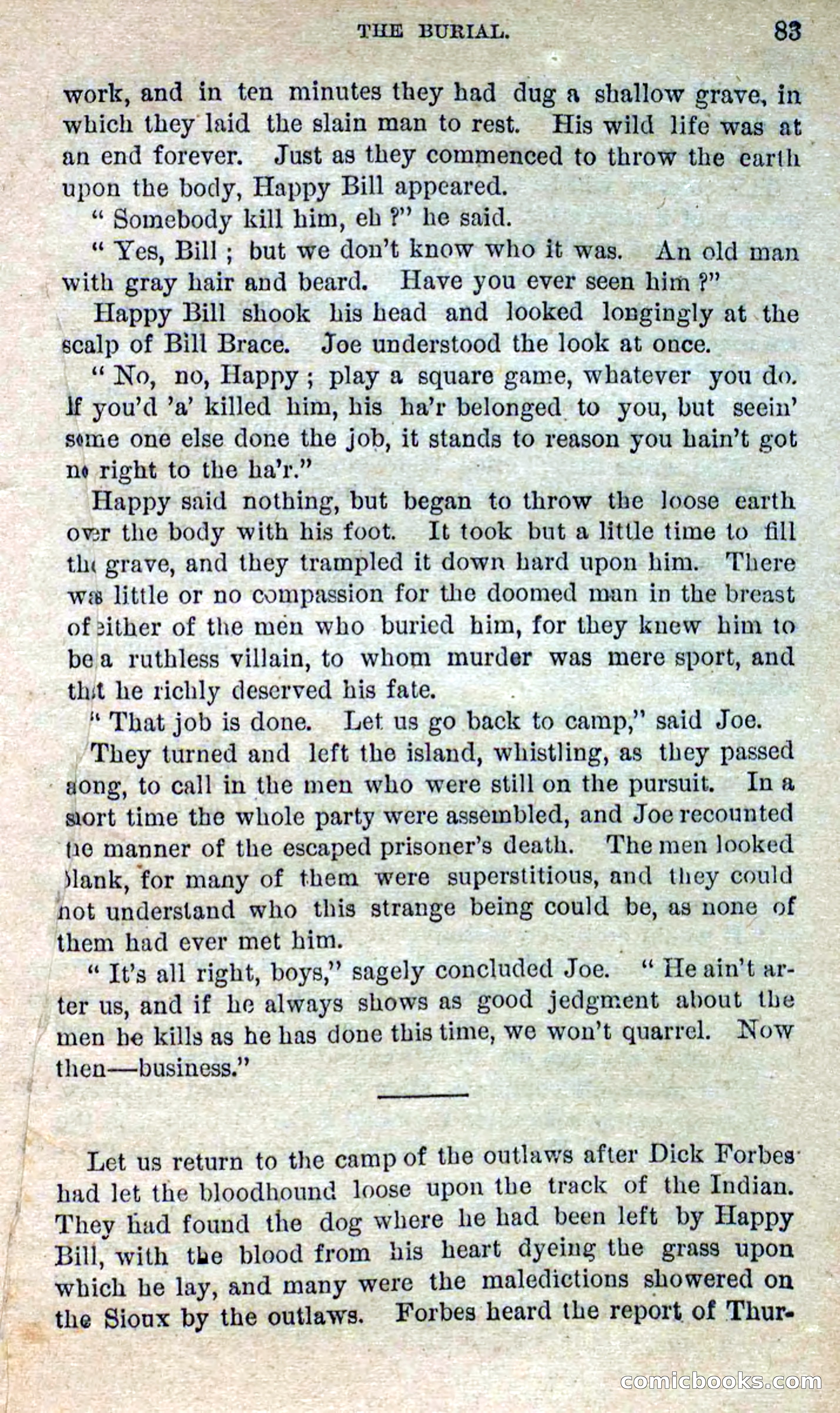 Beadle's Dime Novels No. 280: Border Vengeance — page 81 of 100