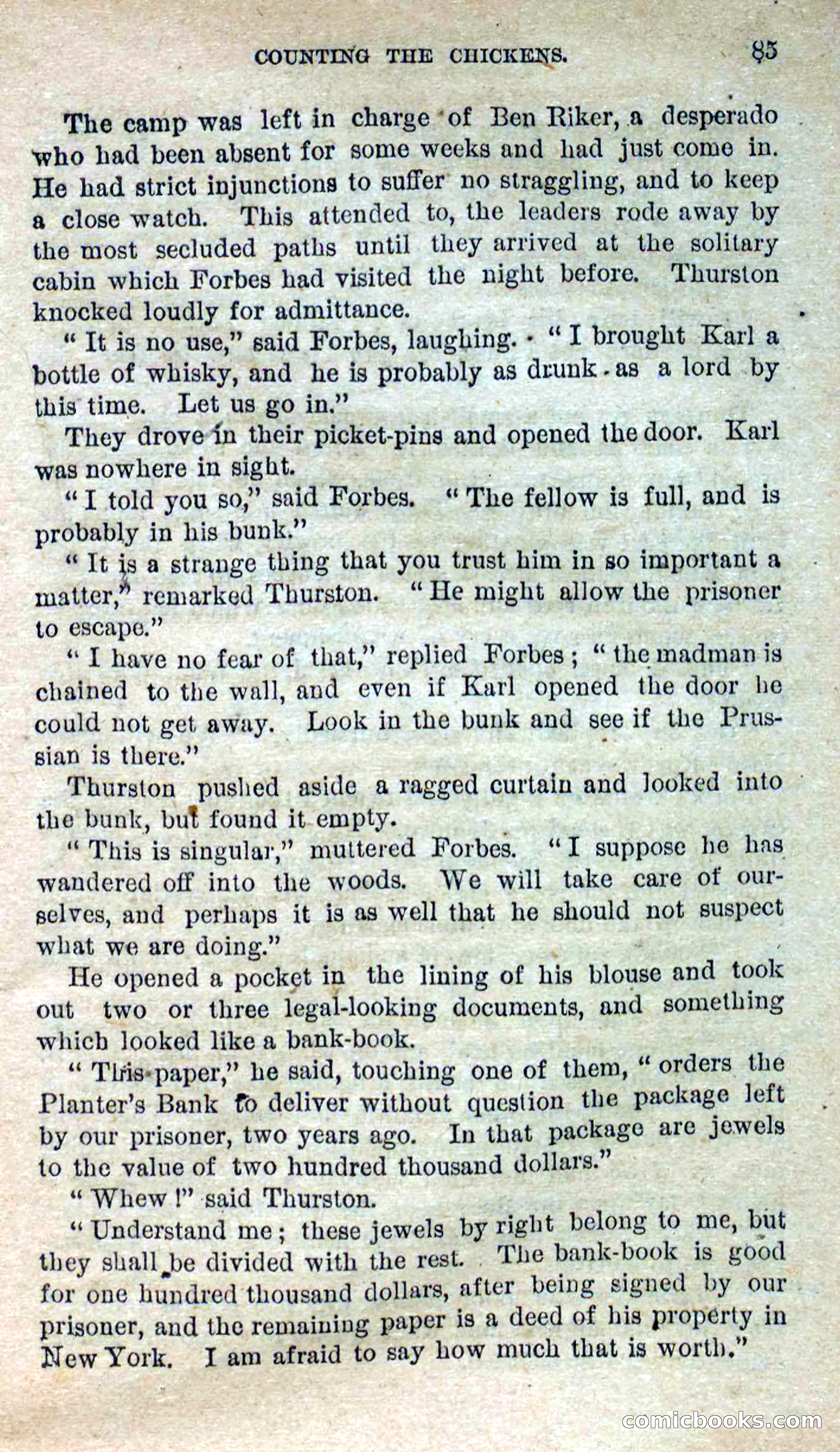 Beadle's Dime Novels No. 280: Border Vengeance — page 83 of 100