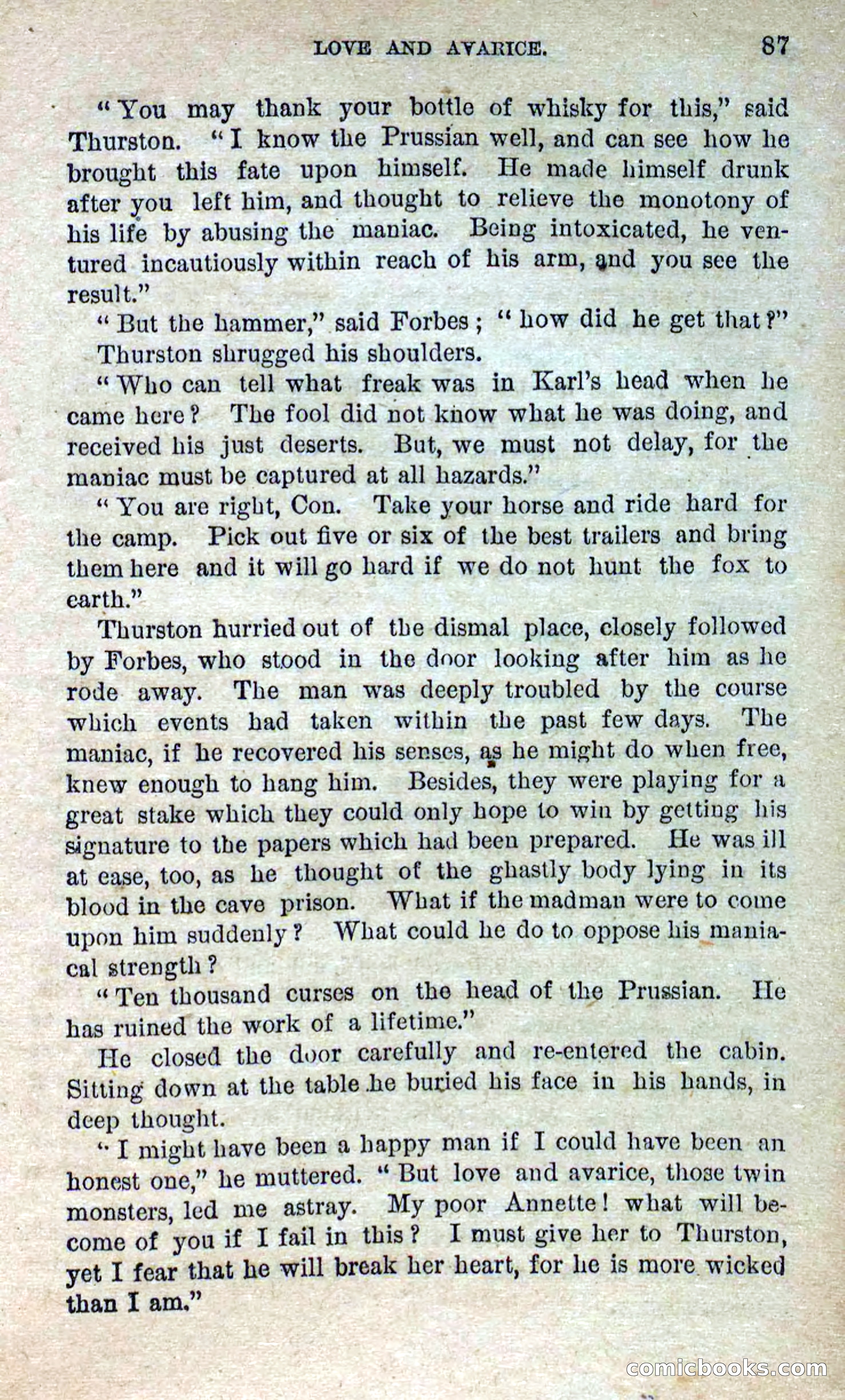 Beadle's Dime Novels No. 280: Border Vengeance — page 85 of 100