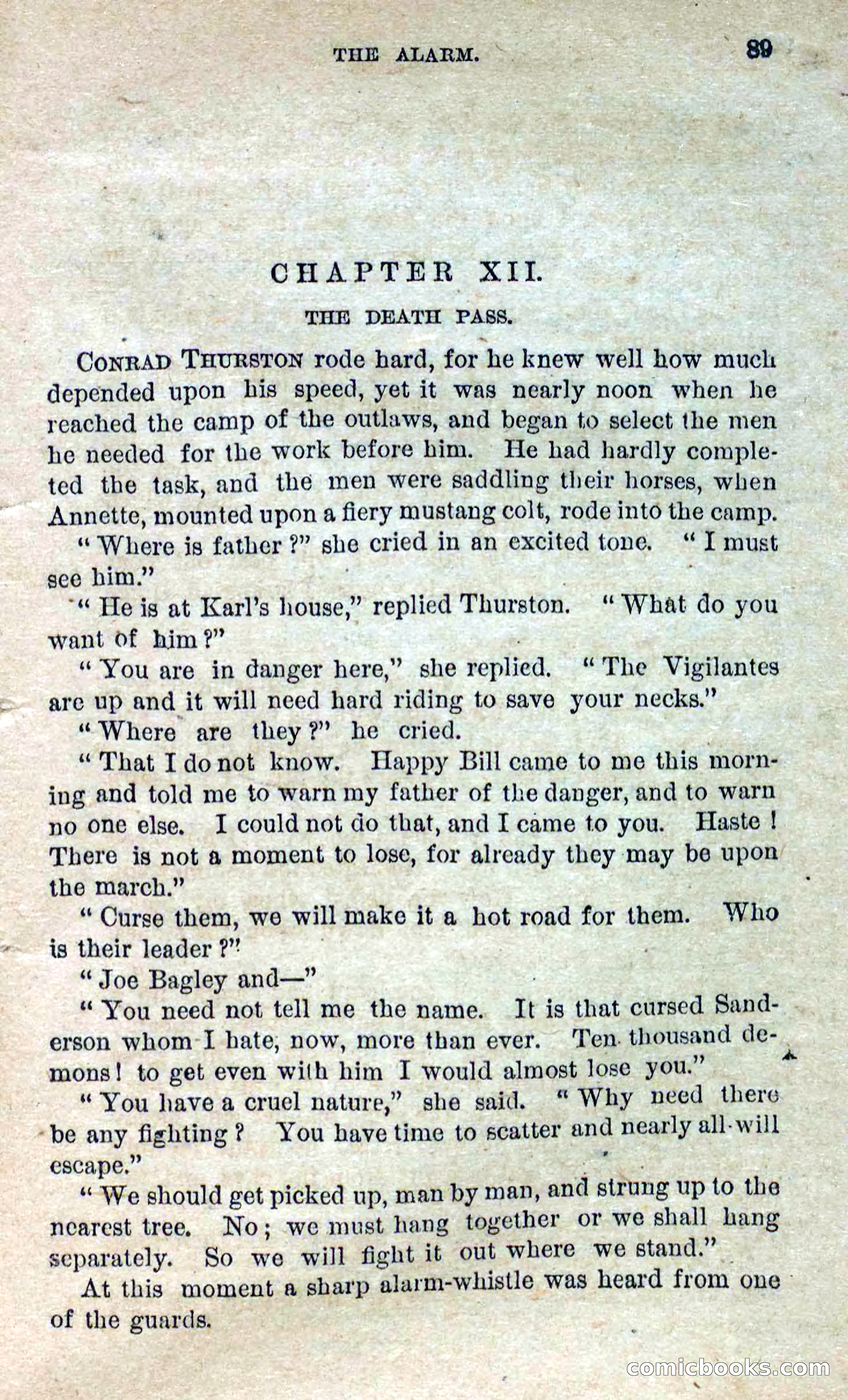 Beadle's Dime Novels No. 280: Border Vengeance — page 87 of 100