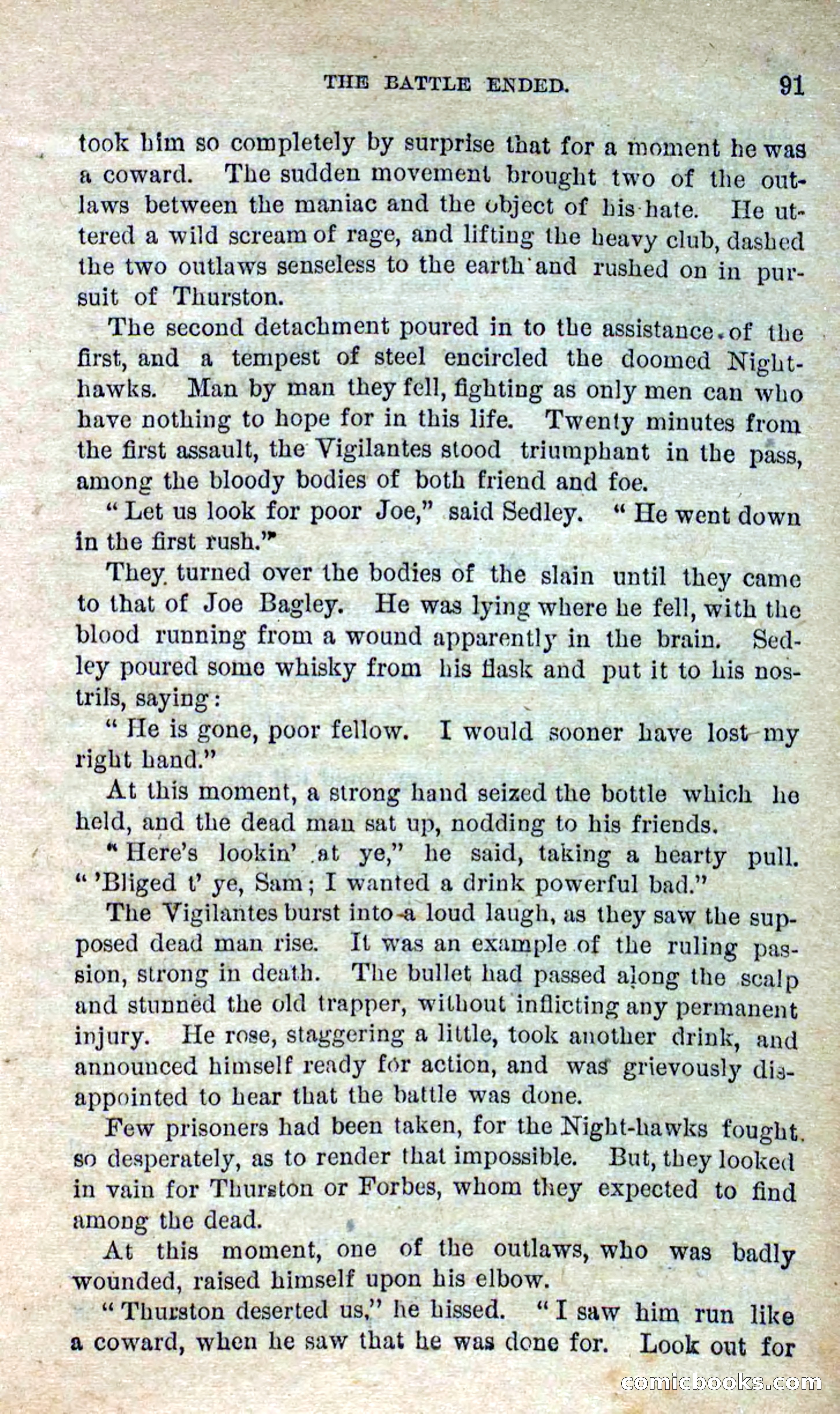Beadle's Dime Novels No. 280: Border Vengeance — page 89 of 100