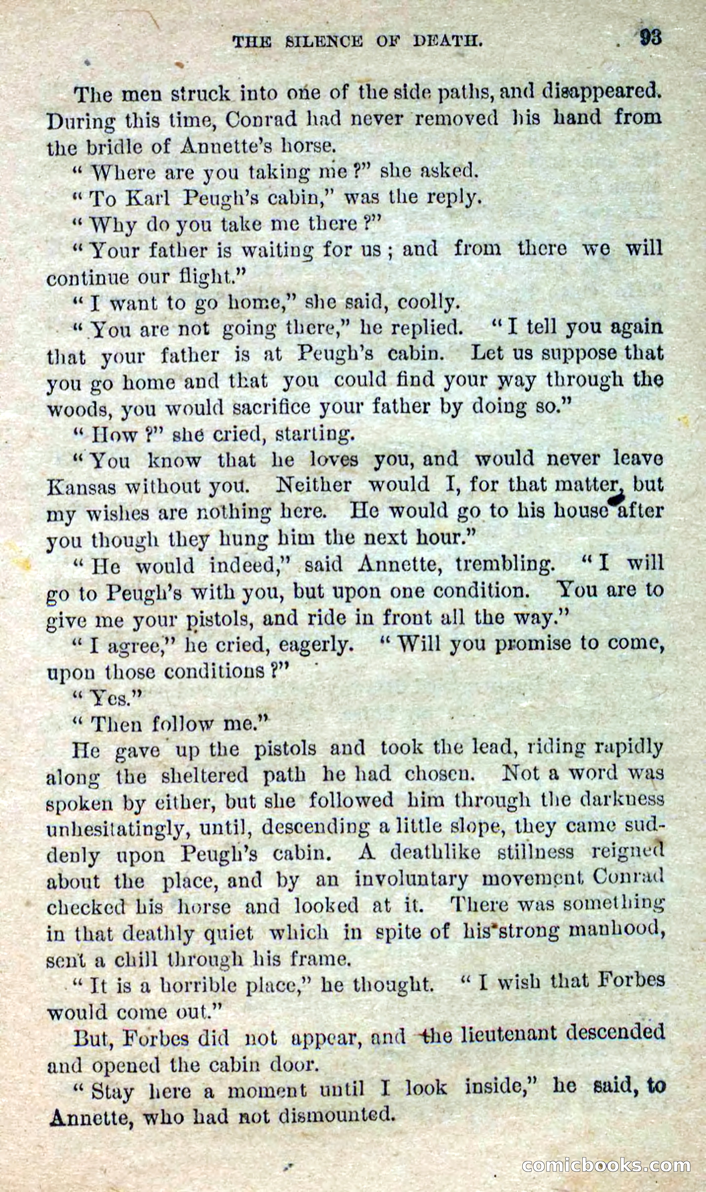 Beadle's Dime Novels No. 280: Border Vengeance — page 91 of 100