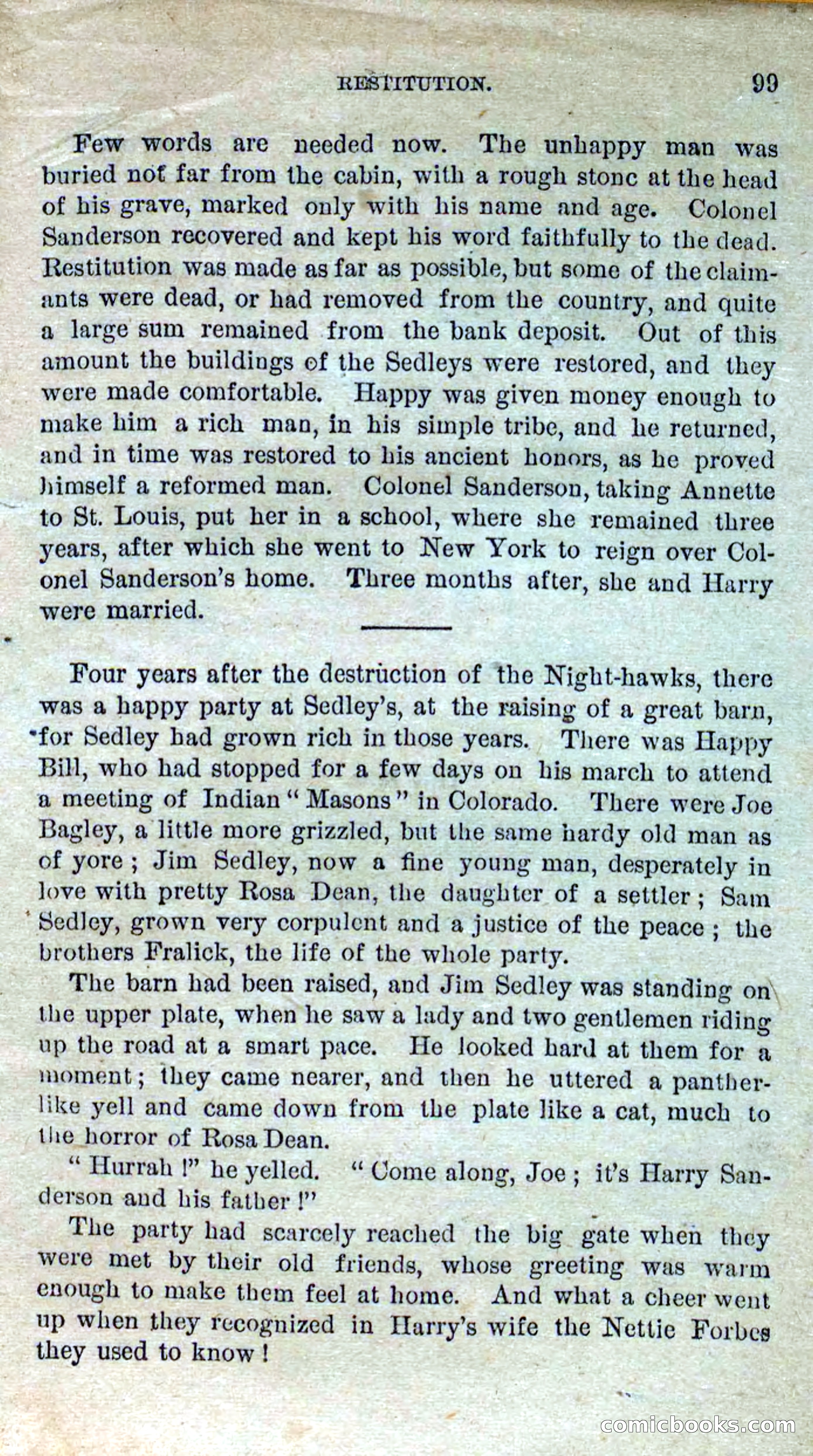 Beadle's Dime Novels No. 280: Border Vengeance — page 97 of 100