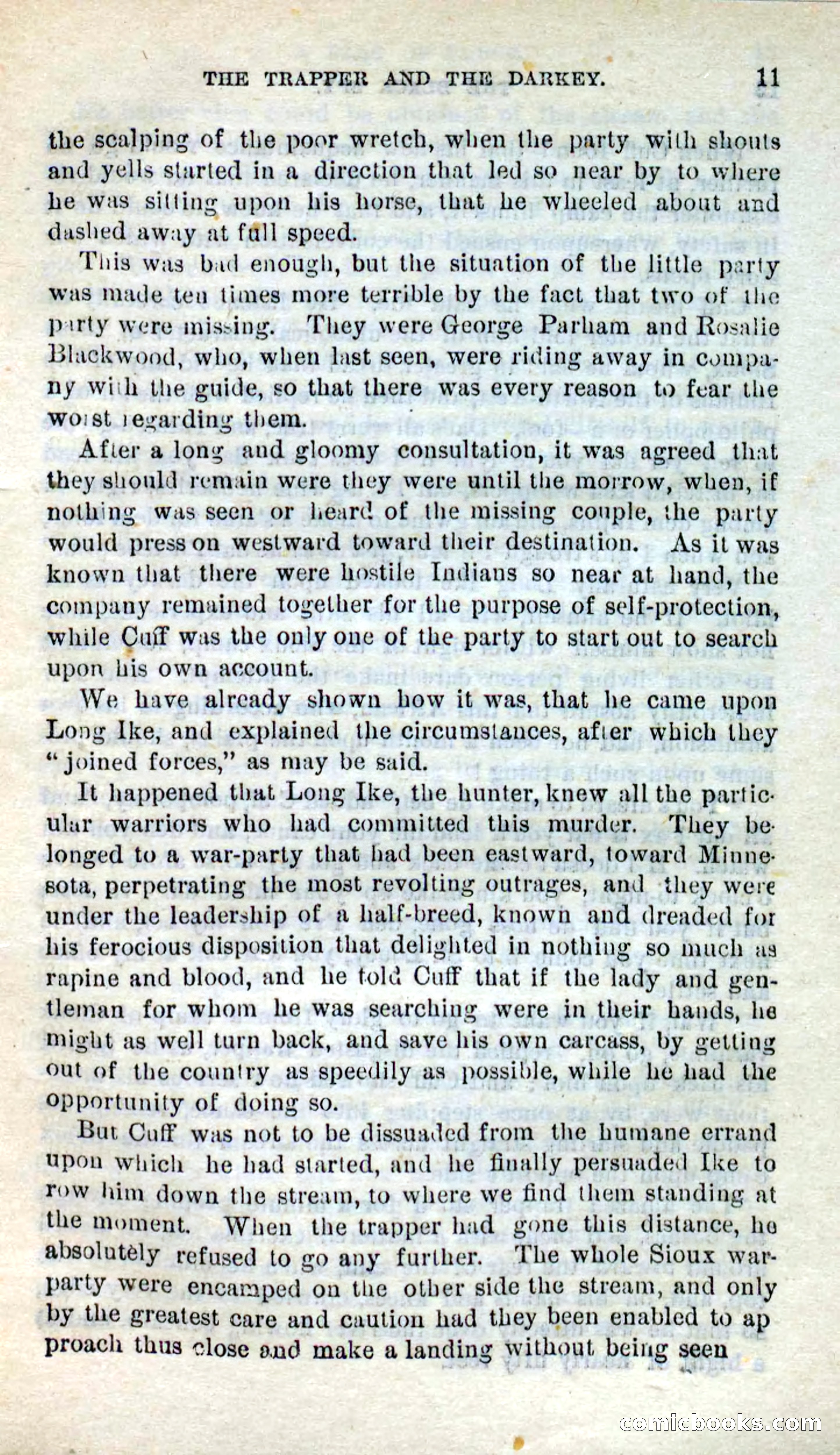 Beadle's Dime Novels No. 281: The Black Spy — page 7 of 100