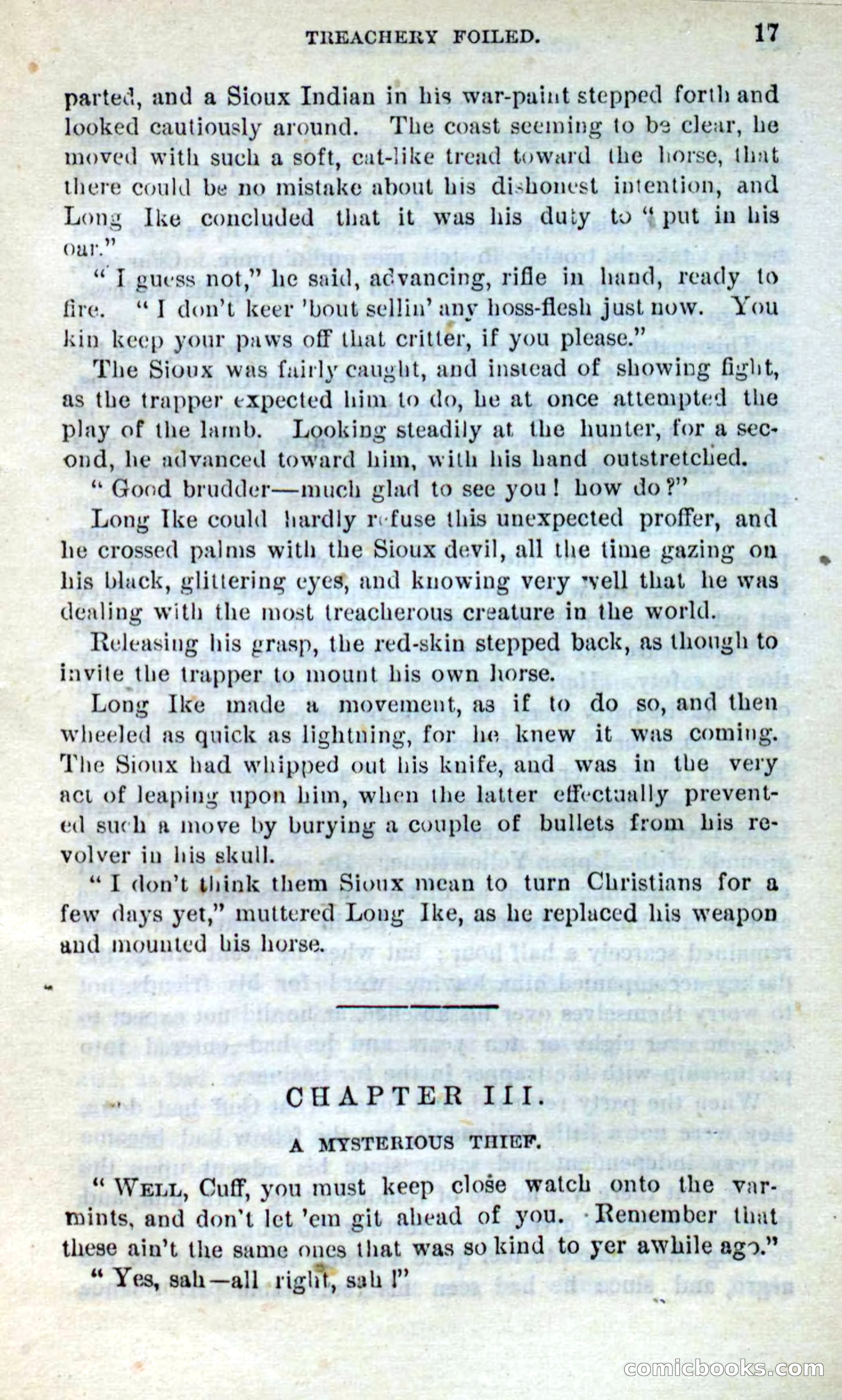 Beadle's Dime Novels No. 281: The Black Spy — page 13 of 100