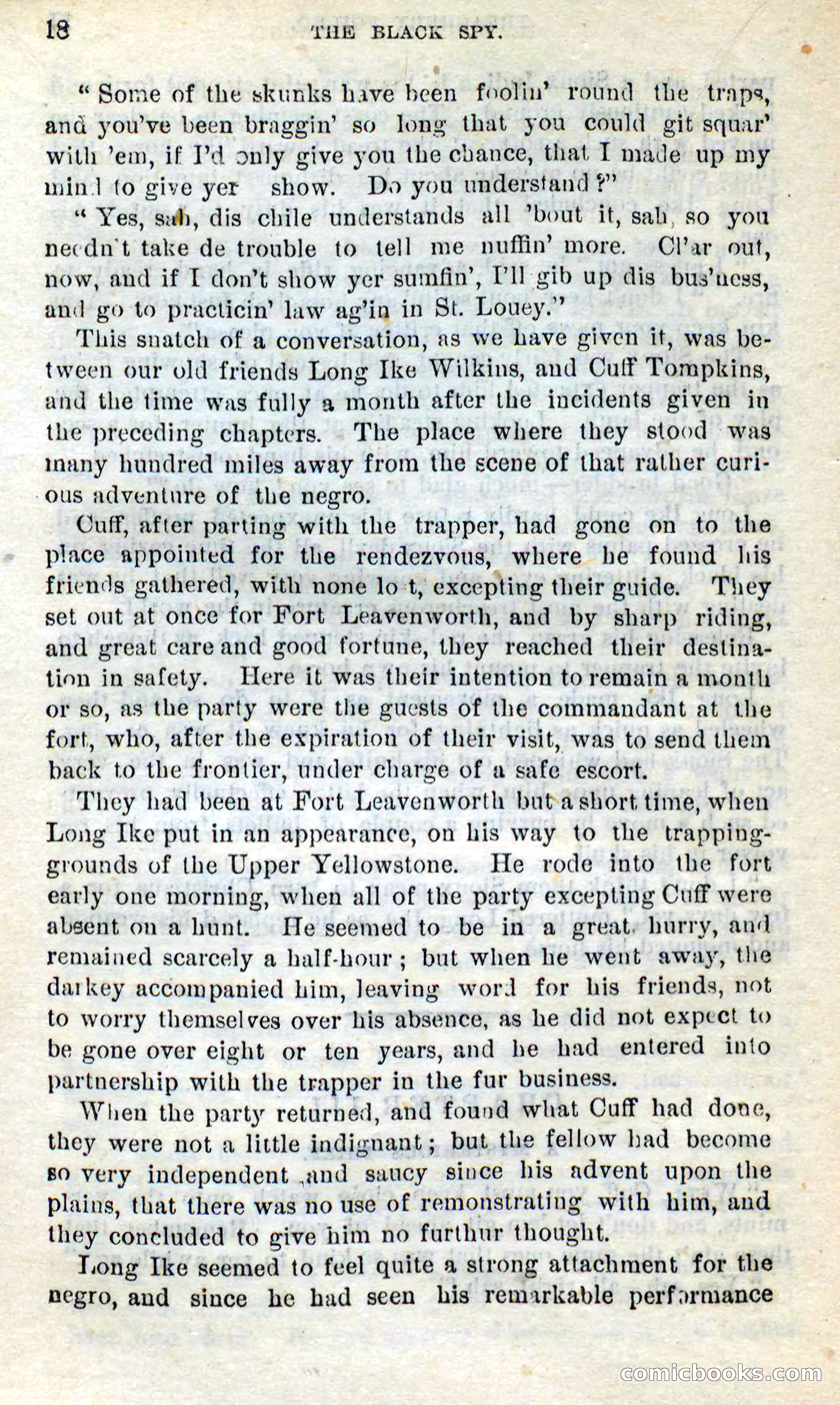 Beadle's Dime Novels No. 281: The Black Spy — page 14 of 100