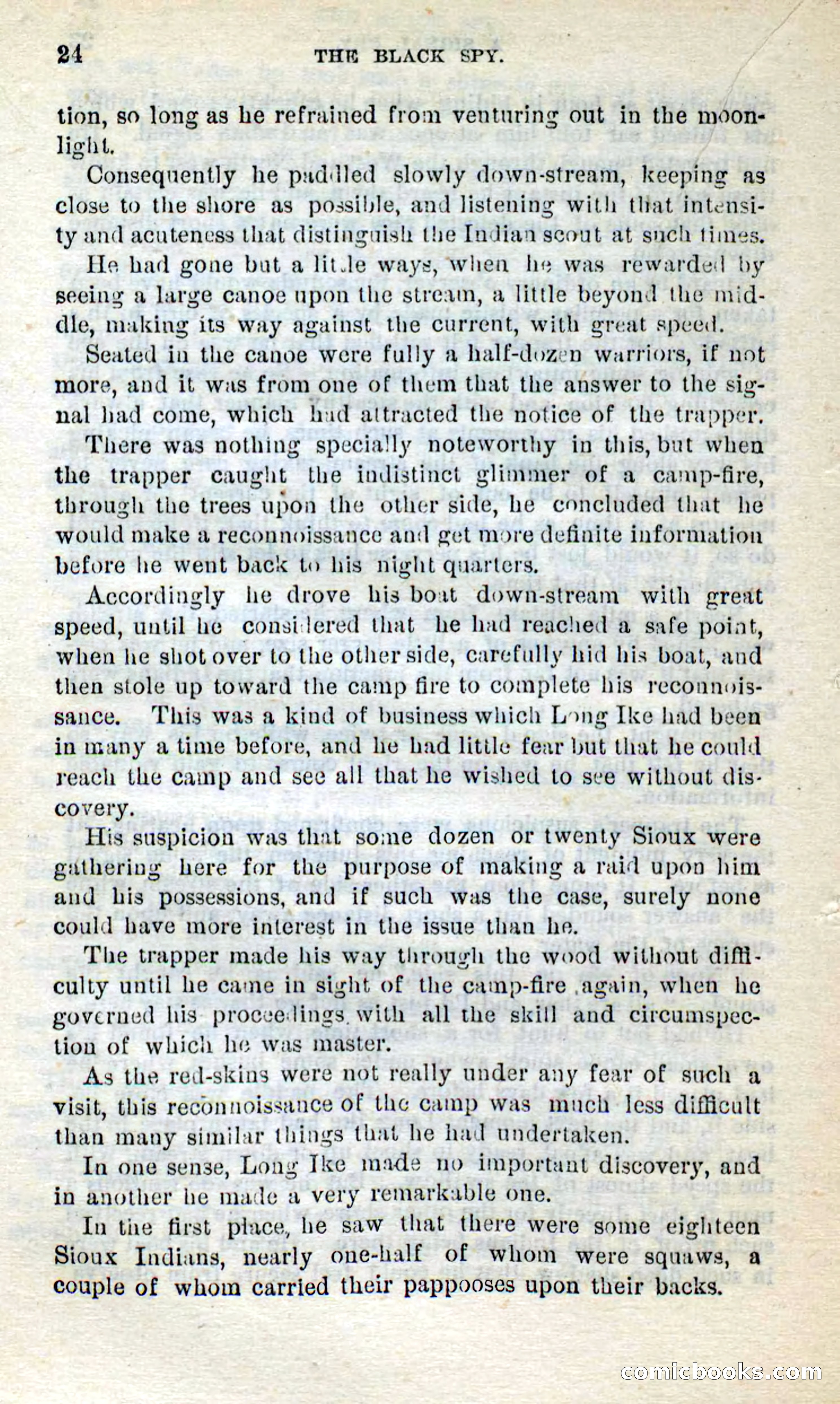 Beadle's Dime Novels No. 281: The Black Spy — page 20 of 100