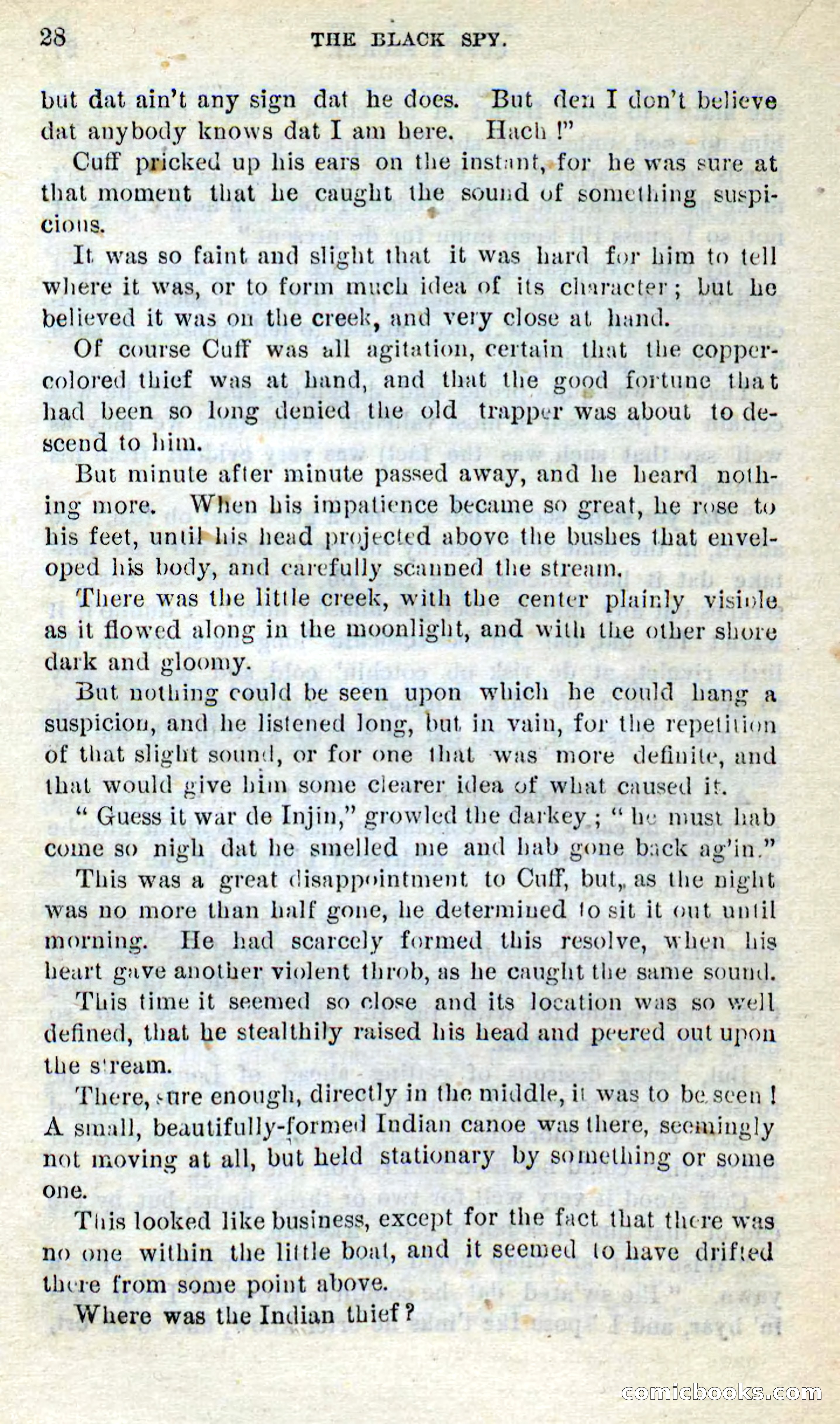 Beadle's Dime Novels No. 281: The Black Spy — page 24 of 100