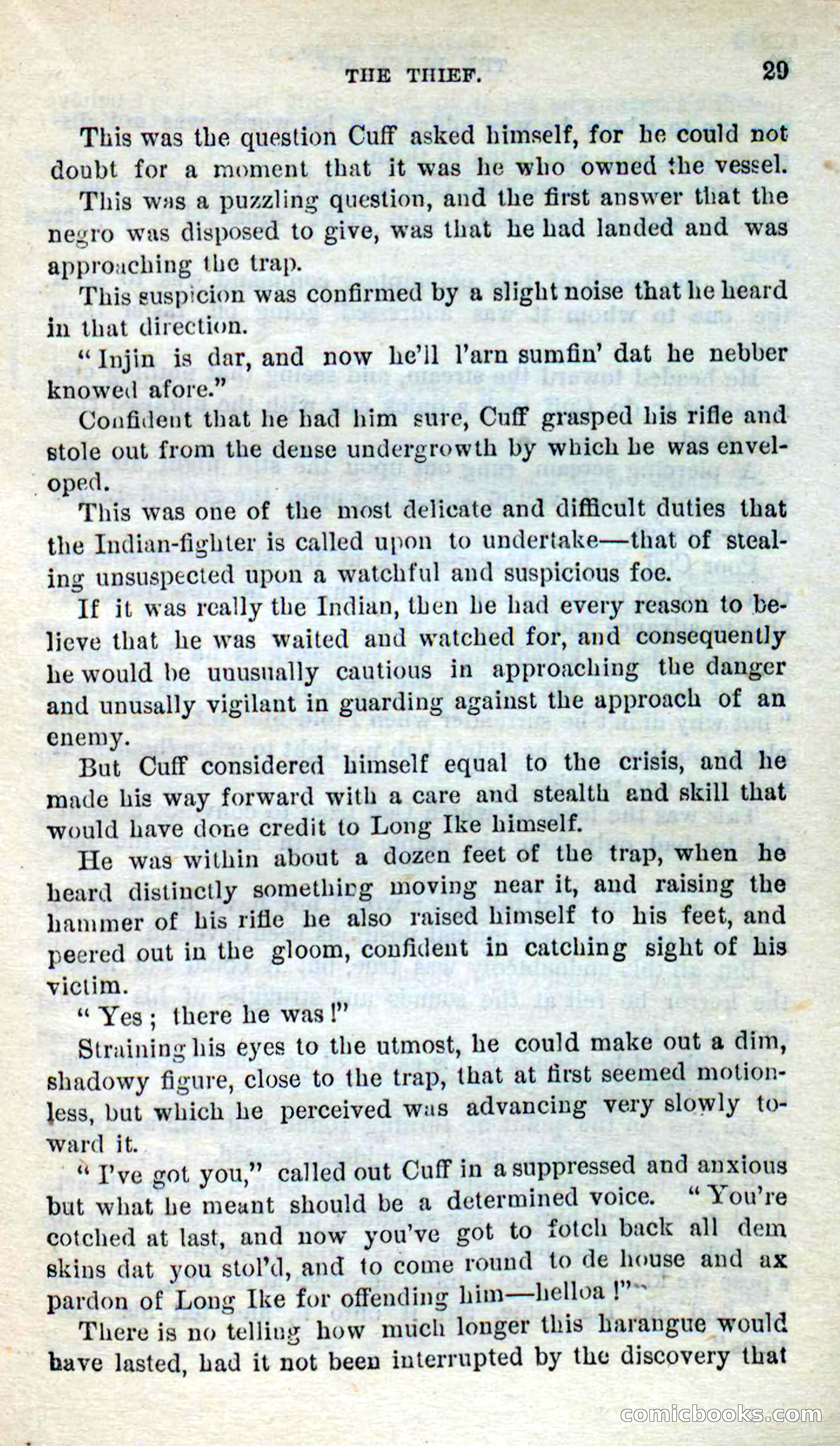 Beadle's Dime Novels No. 281: The Black Spy — page 25 of 100