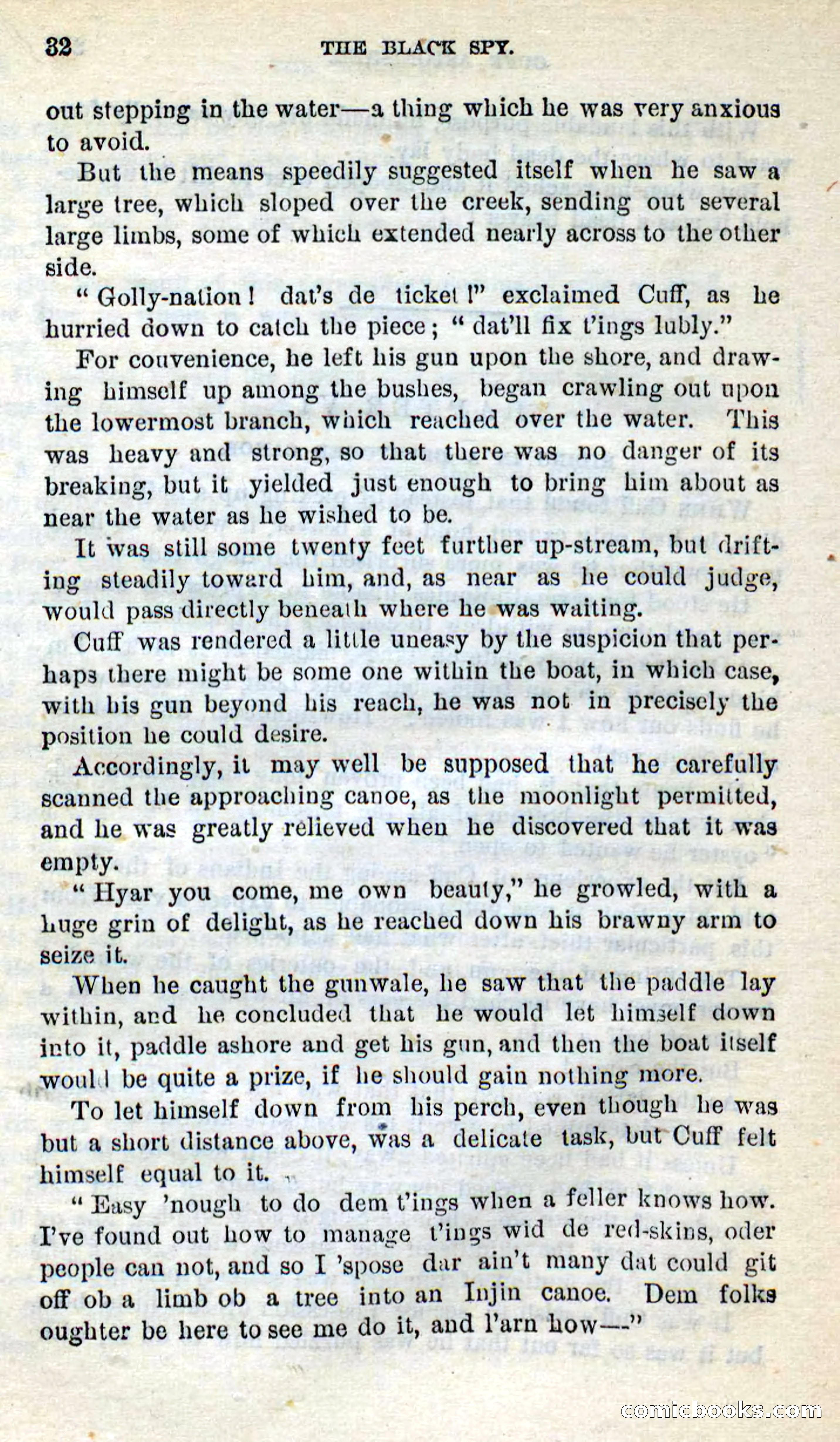 Beadle's Dime Novels No. 281: The Black Spy — page 28 of 100