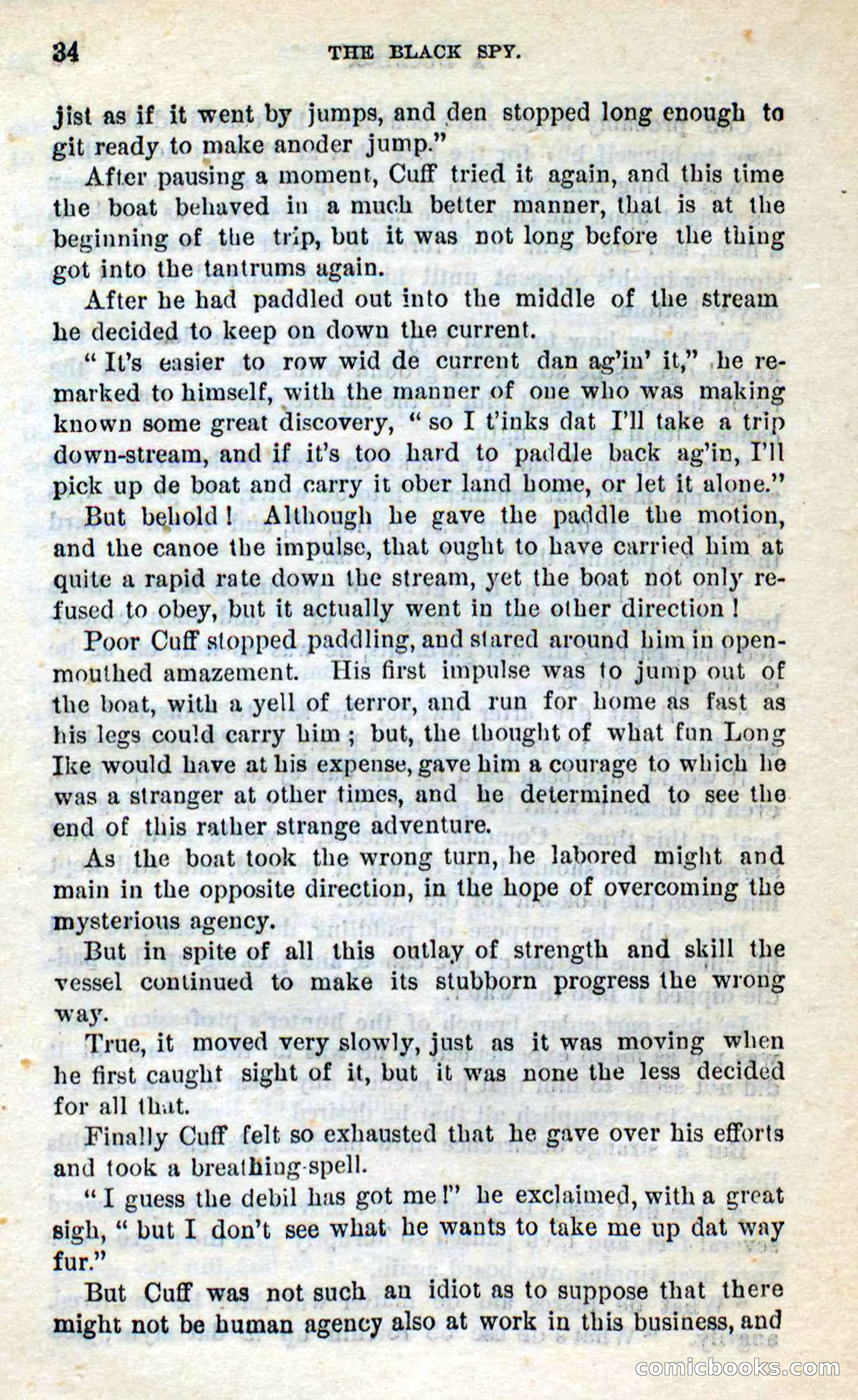 Beadle's Dime Novels No. 281: The Black Spy — page 30 of 100