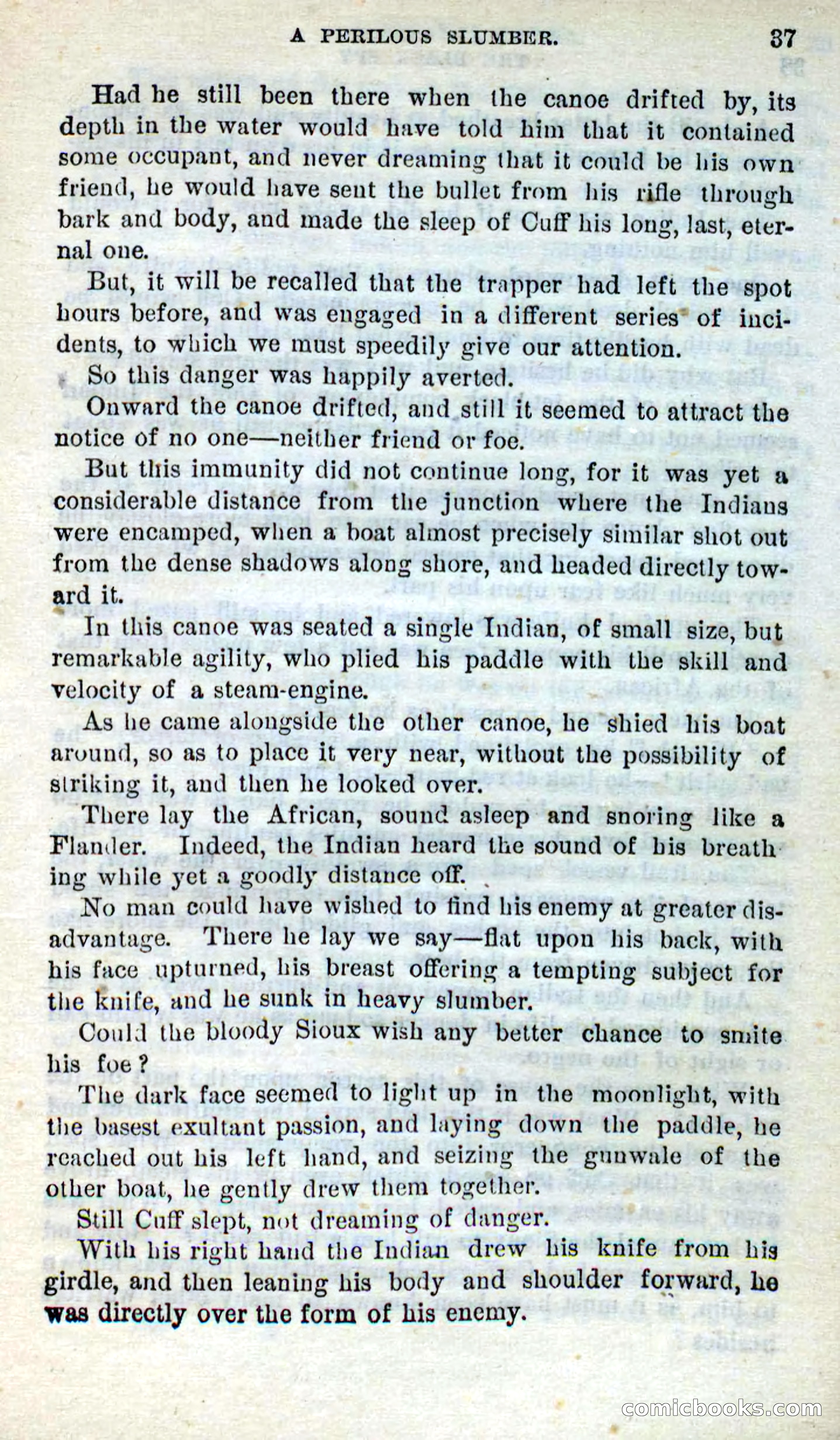 Beadle's Dime Novels No. 281: The Black Spy — page 33 of 100