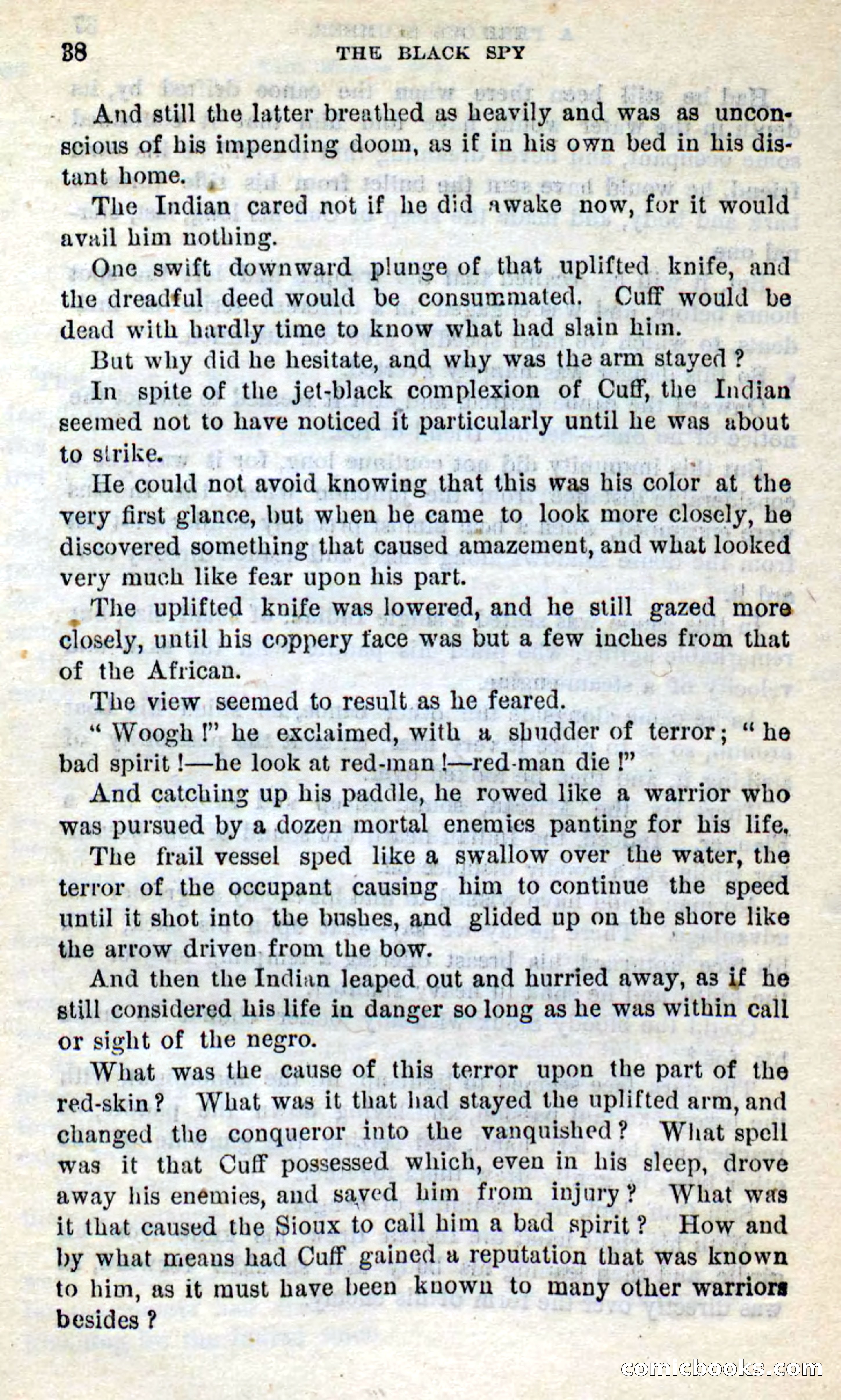 Beadle's Dime Novels No. 281: The Black Spy — page 34 of 100