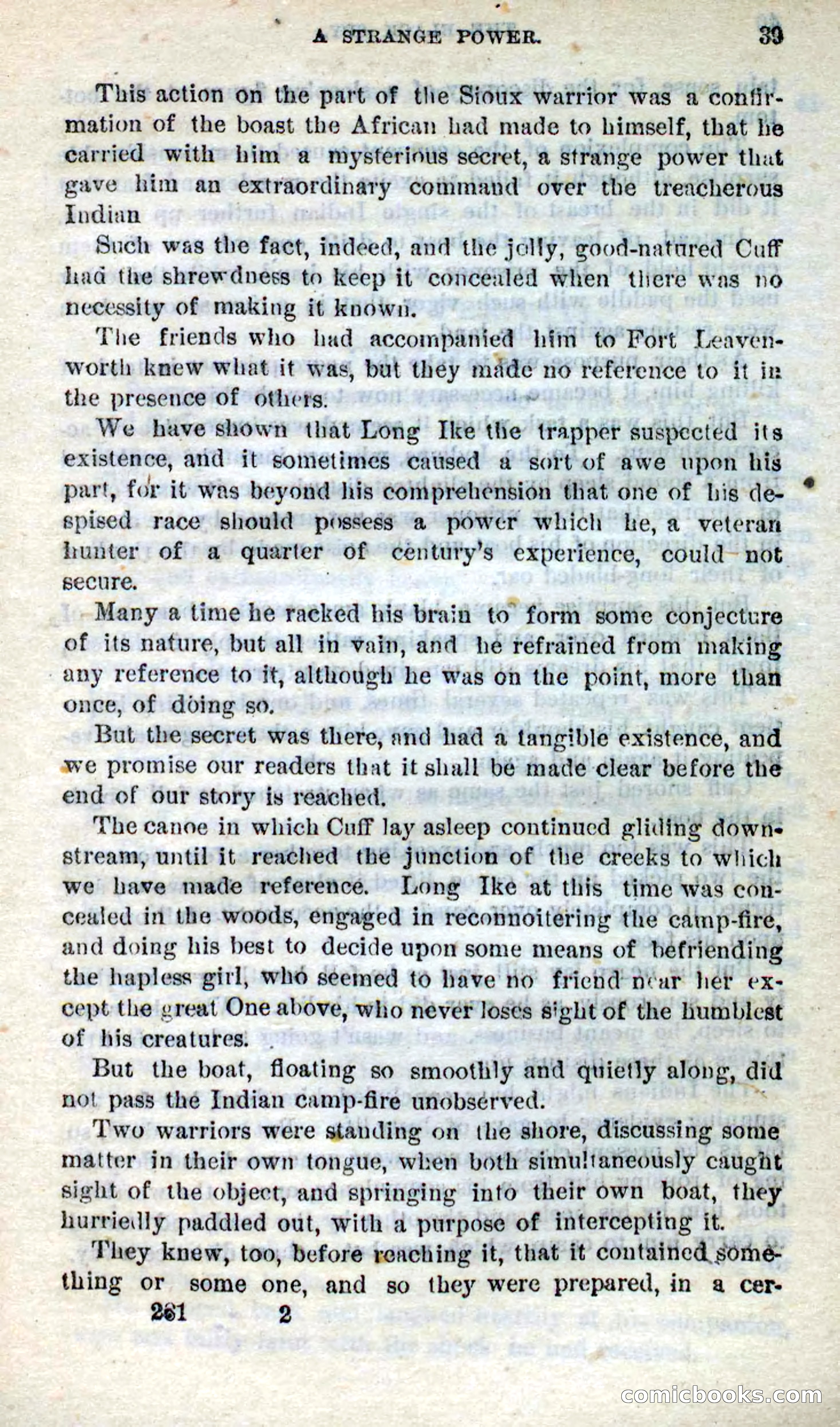 Beadle's Dime Novels No. 281: The Black Spy — page 35 of 100