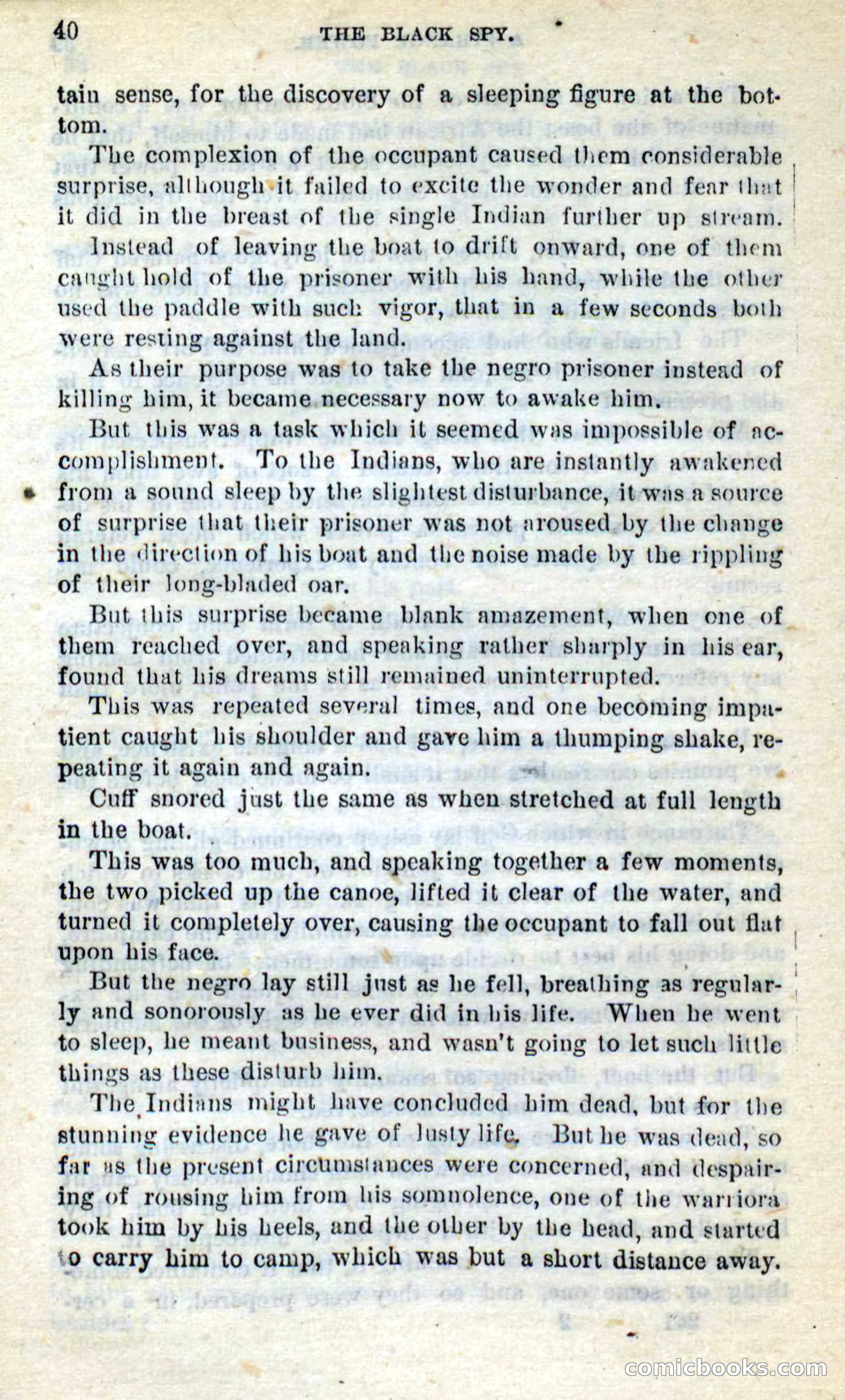 Beadle's Dime Novels No. 281: The Black Spy — page 36 of 100