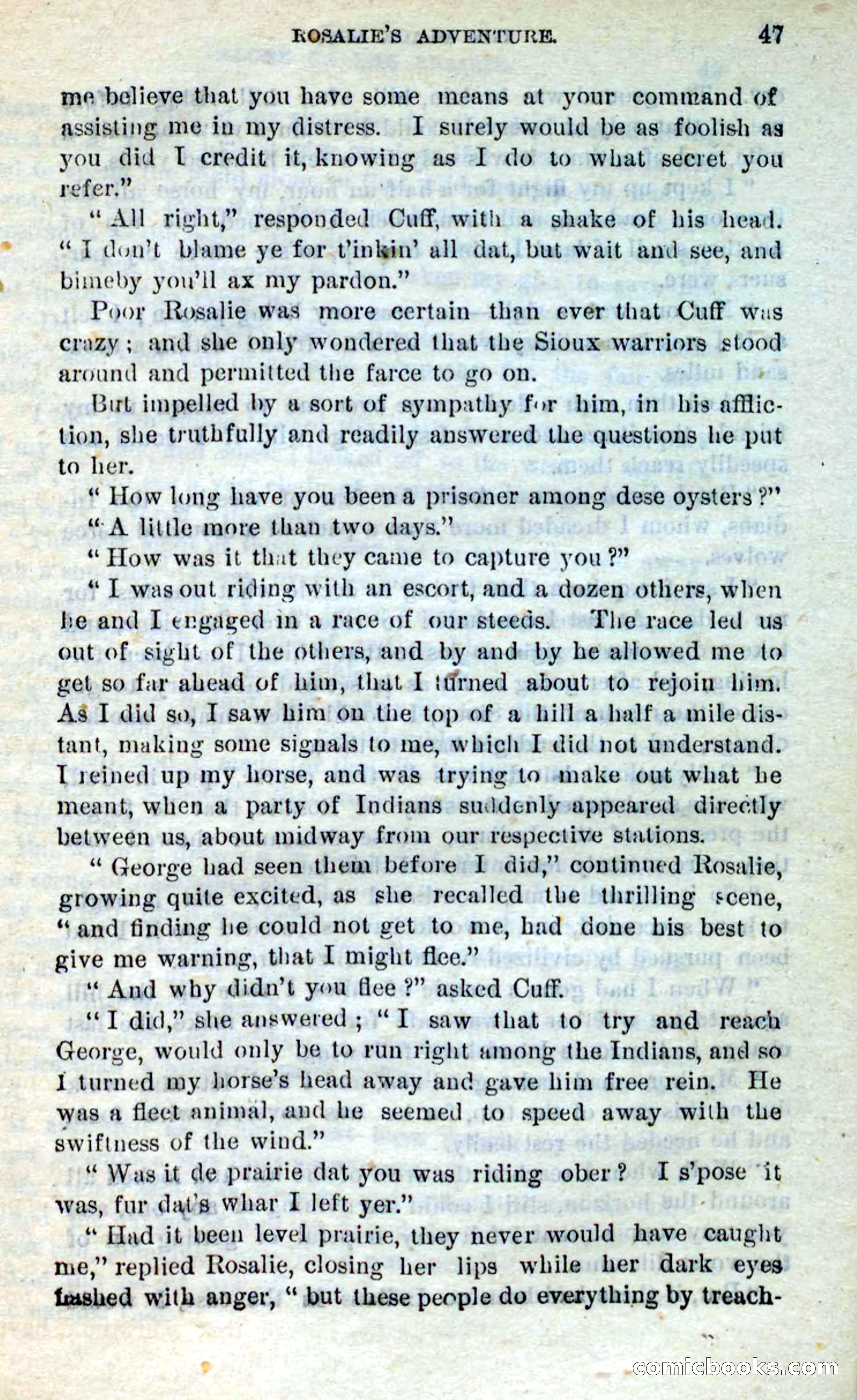 Beadle's Dime Novels No. 281: The Black Spy — page 43 of 100