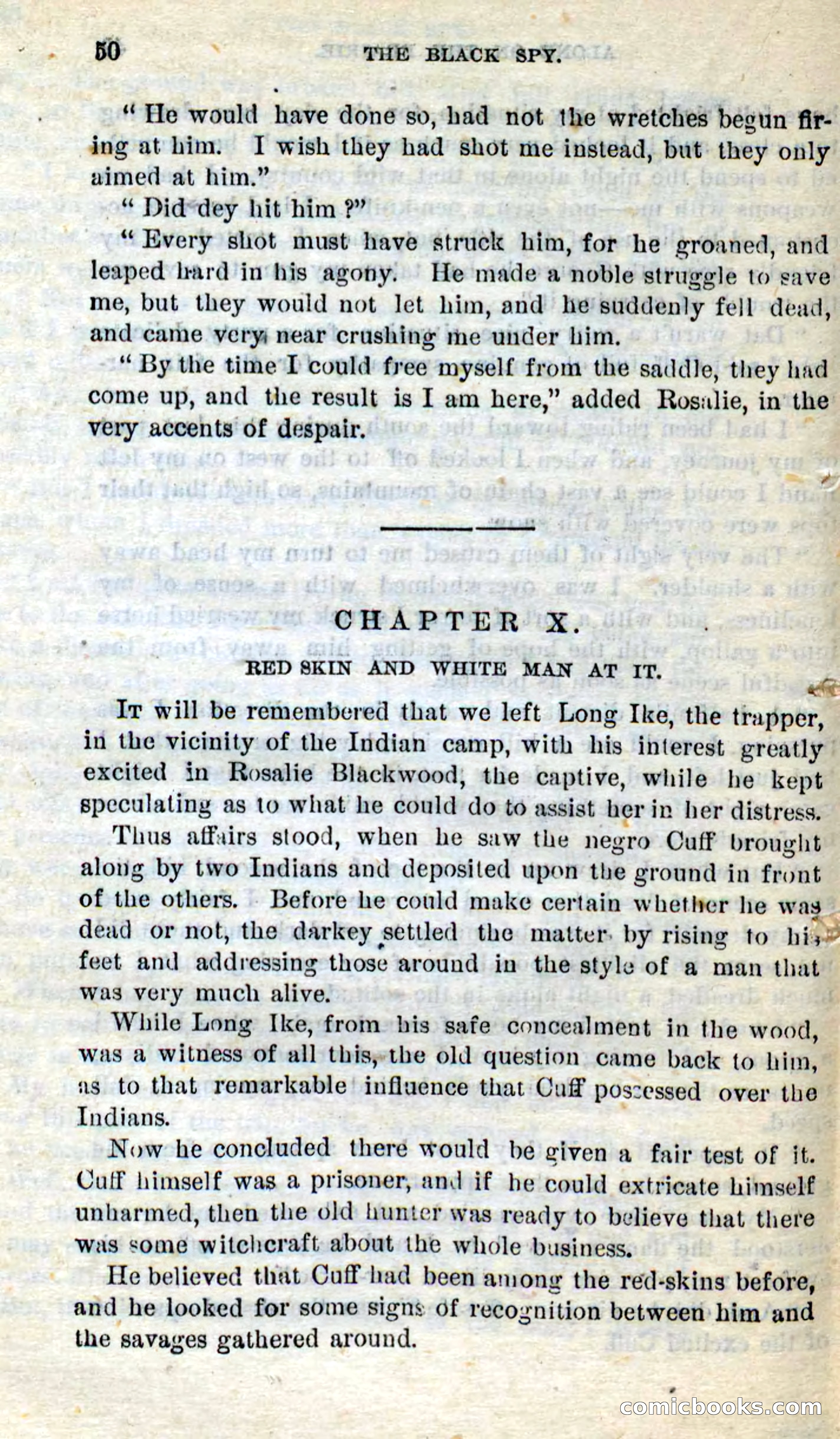 Beadle's Dime Novels No. 281: The Black Spy — page 46 of 100