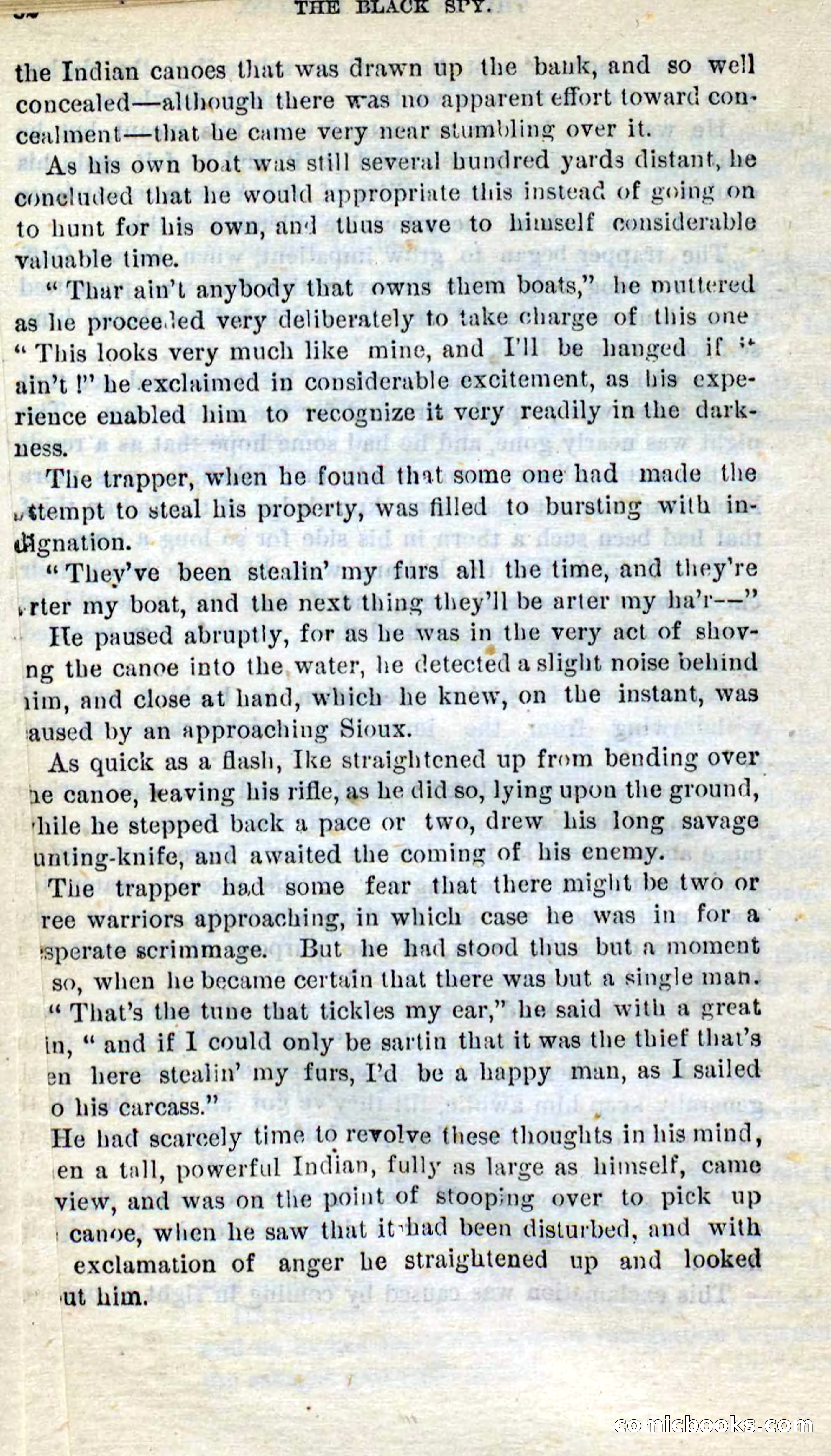 Beadle's Dime Novels No. 281: The Black Spy — page 48 of 100