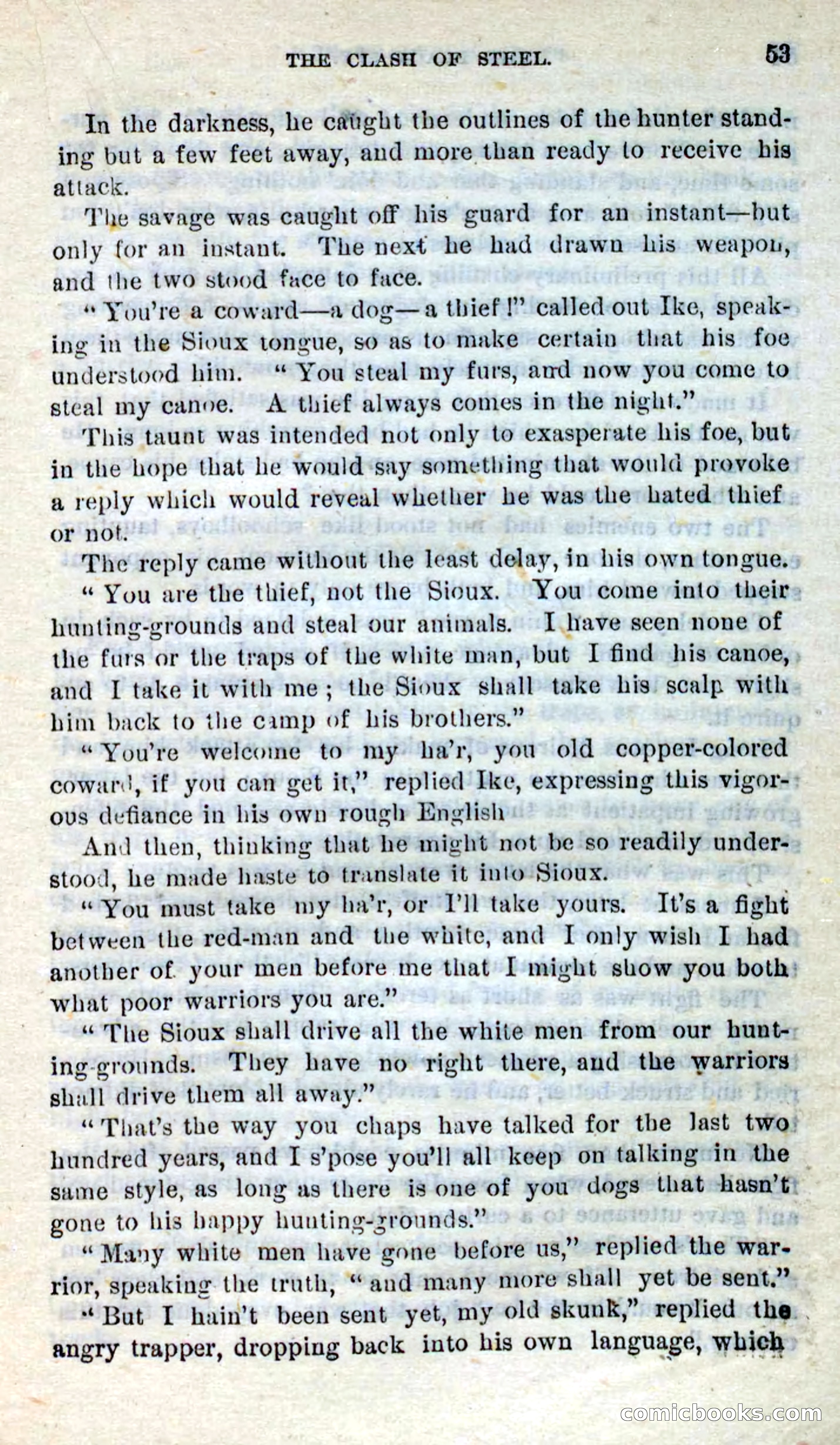 Beadle's Dime Novels No. 281: The Black Spy — page 49 of 100