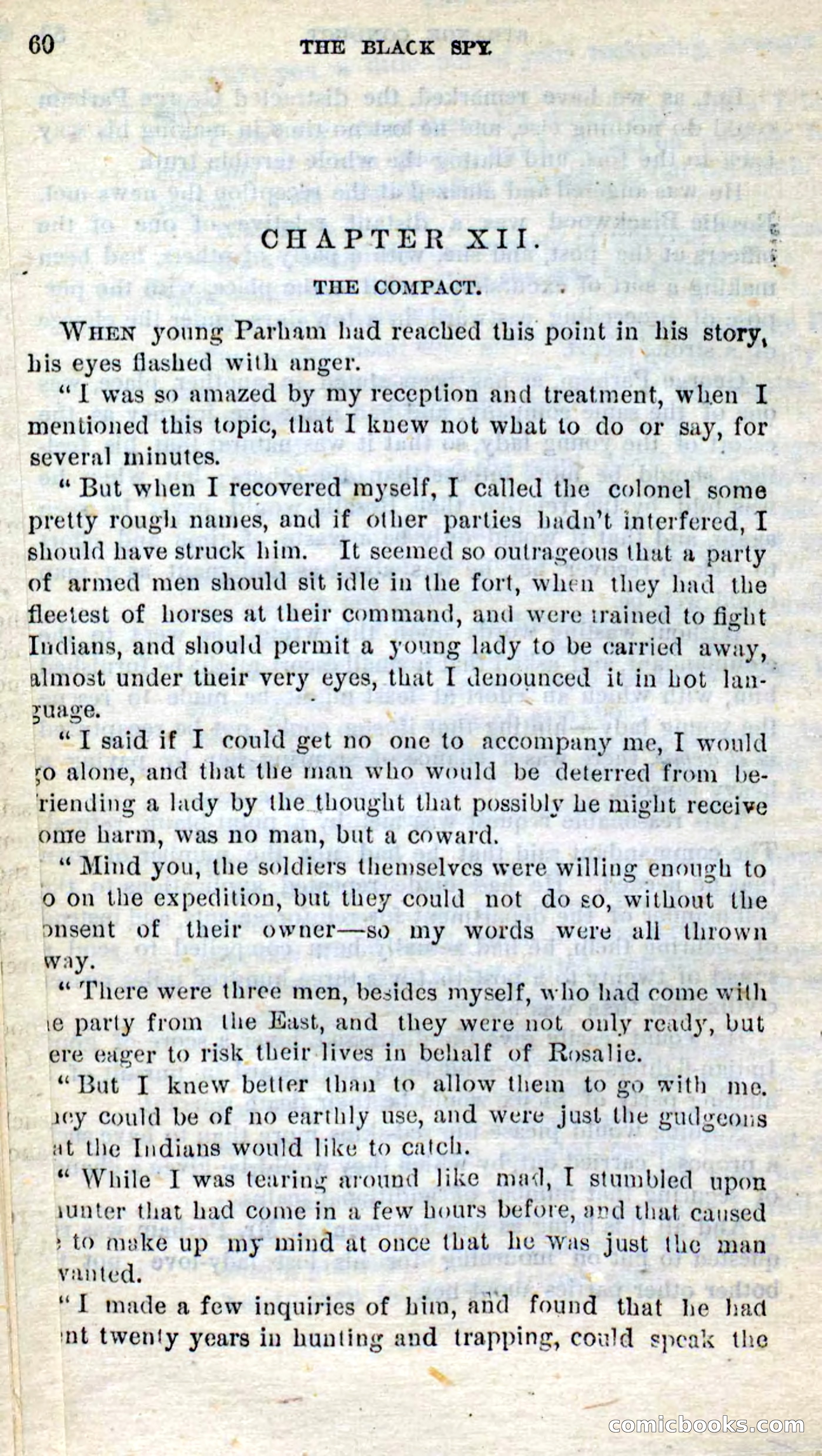 Beadle's Dime Novels No. 281: The Black Spy — page 56 of 100