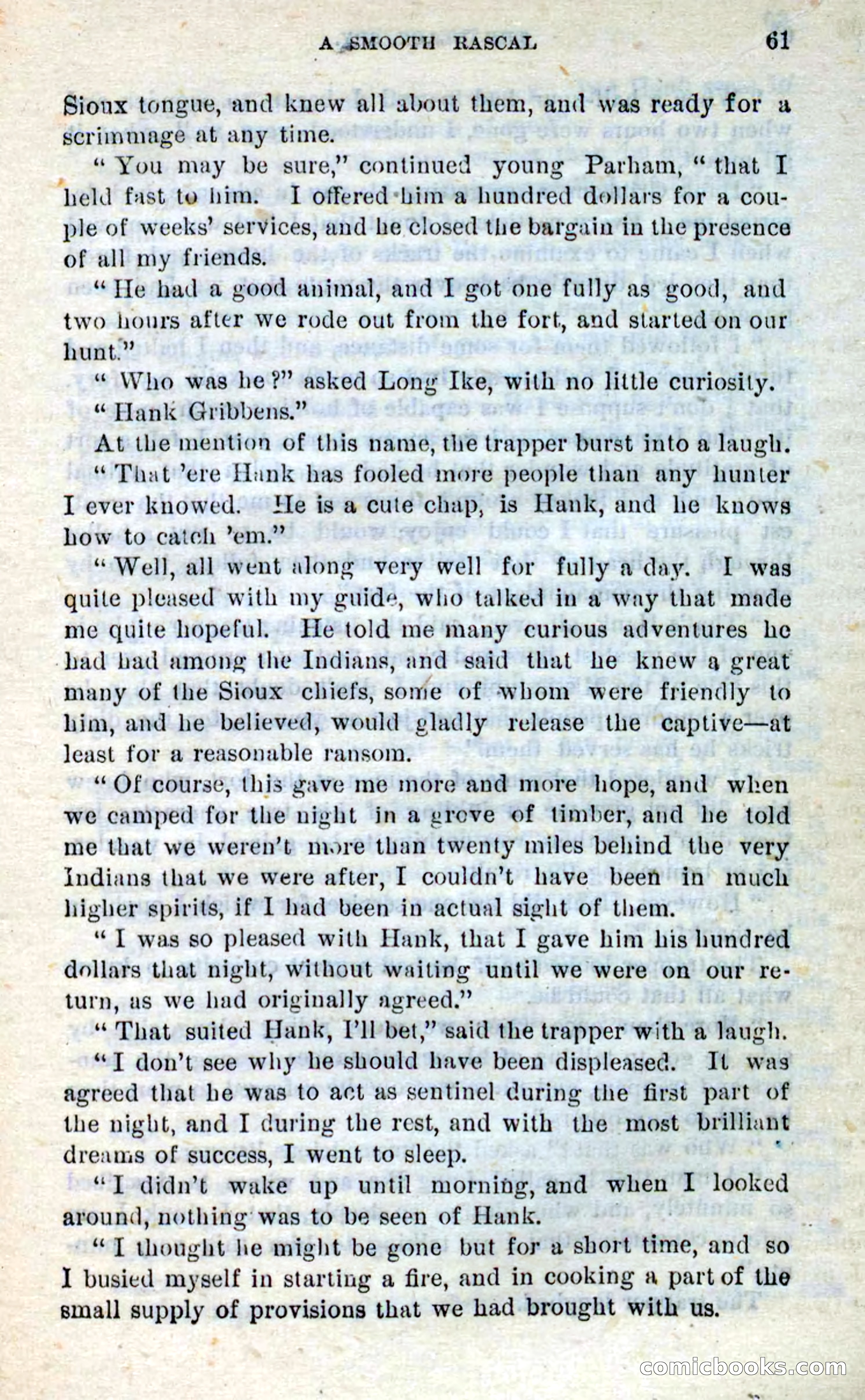Beadle's Dime Novels No. 281: The Black Spy — page 57 of 100