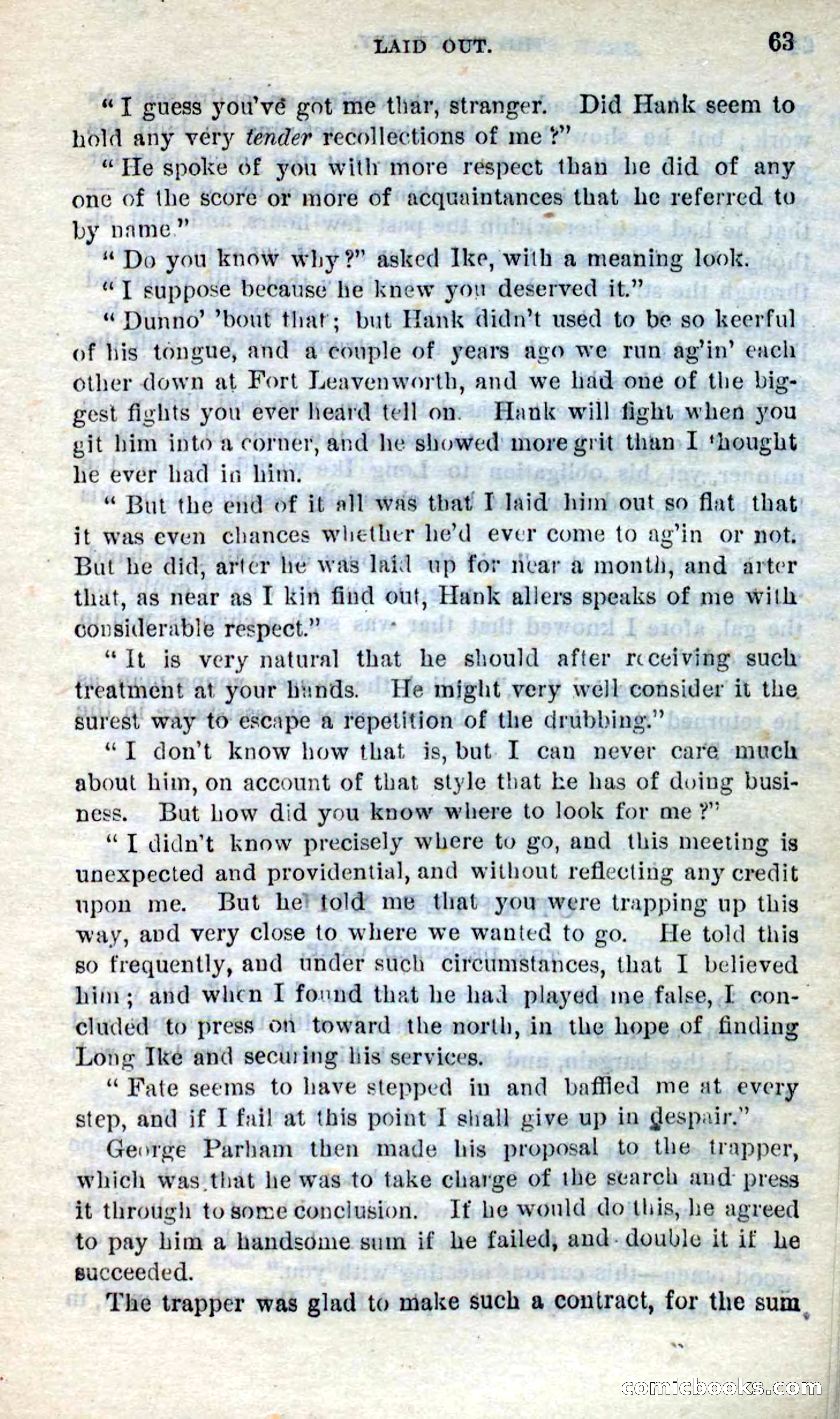Beadle's Dime Novels No. 281: The Black Spy — page 59 of 100