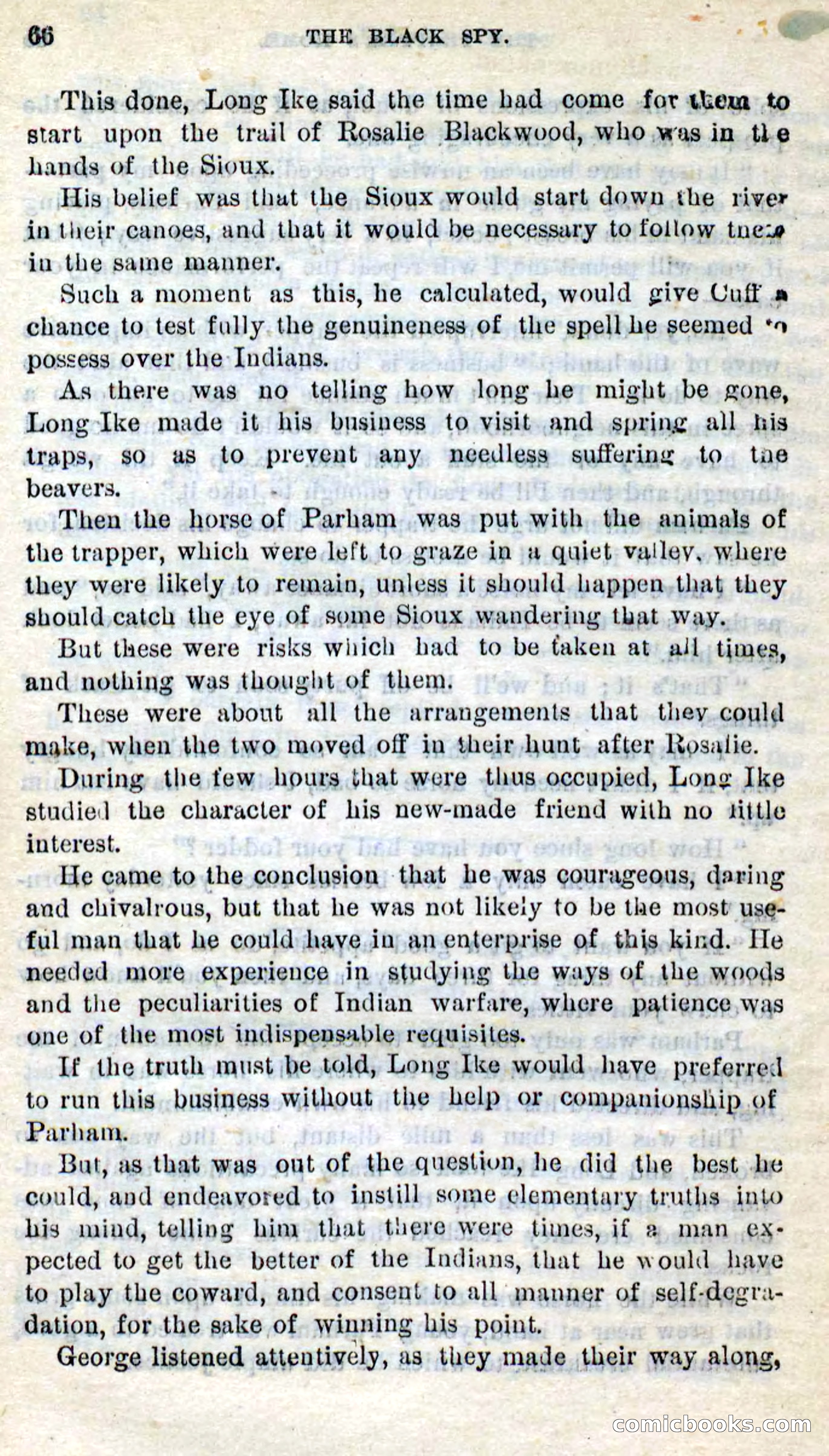 Beadle's Dime Novels No. 281: The Black Spy — page 62 of 100