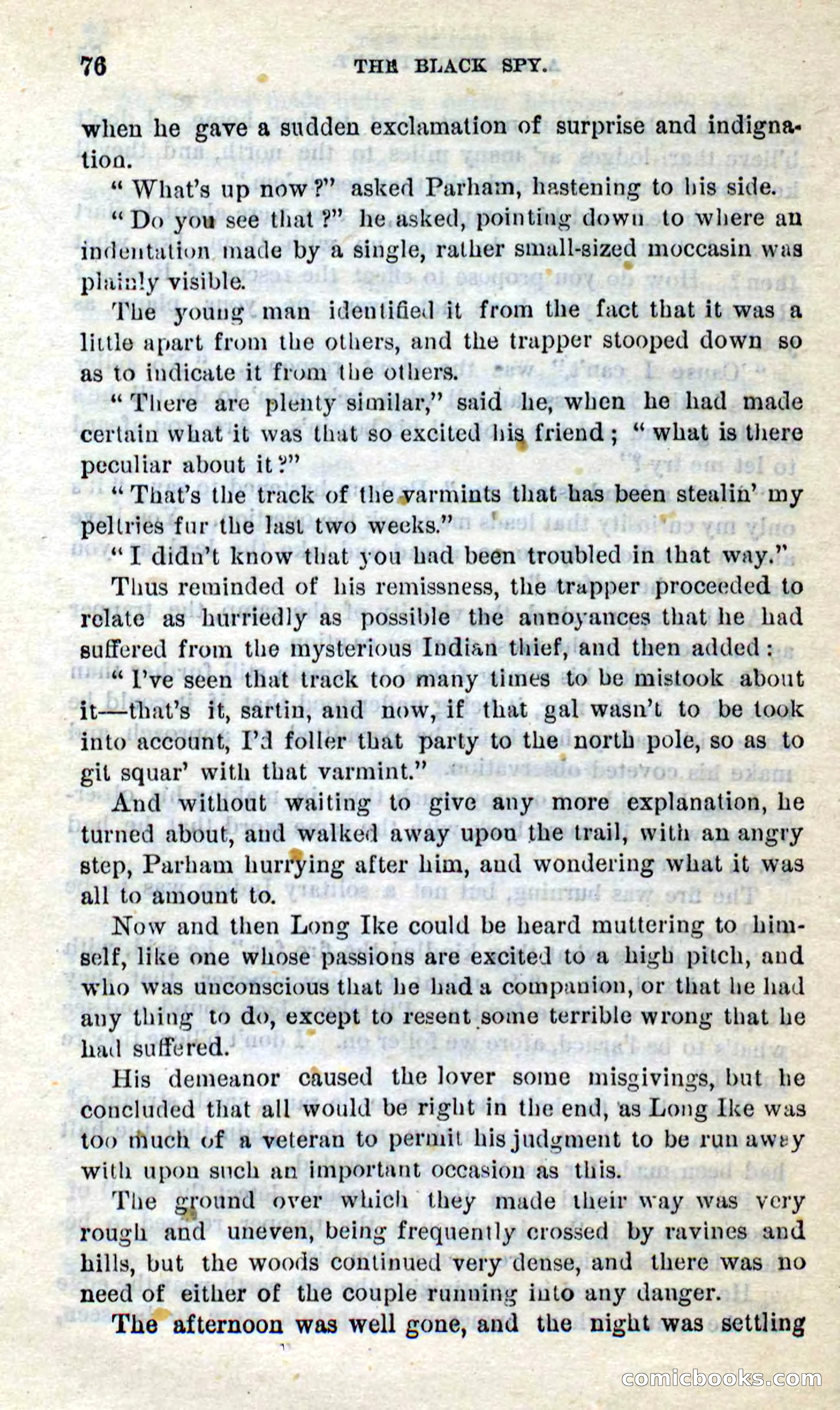 Beadle's Dime Novels No. 281: The Black Spy — page 72 of 100