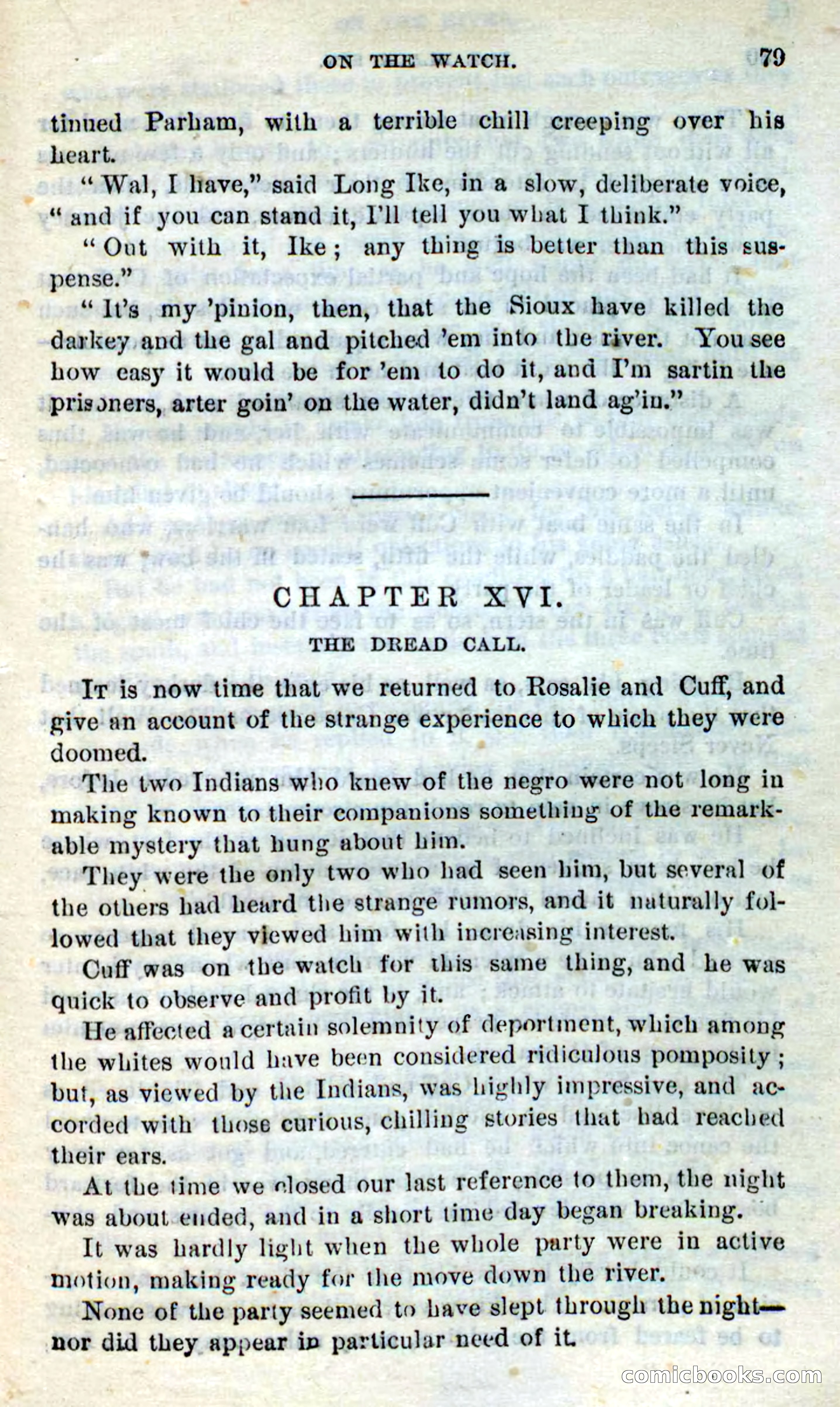 Beadle's Dime Novels No. 281: The Black Spy — page 75 of 100
