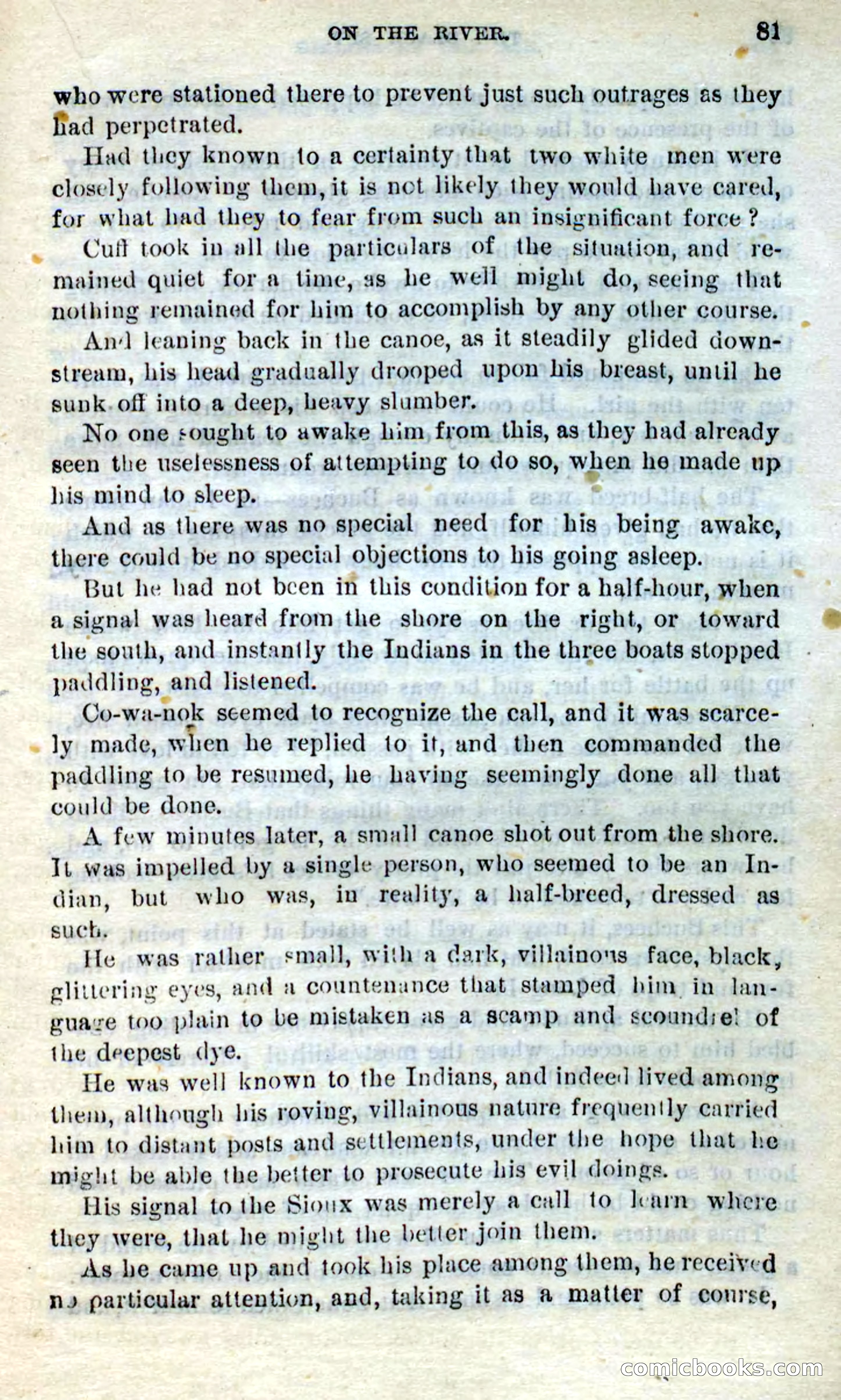 Beadle's Dime Novels No. 281: The Black Spy — page 77 of 100