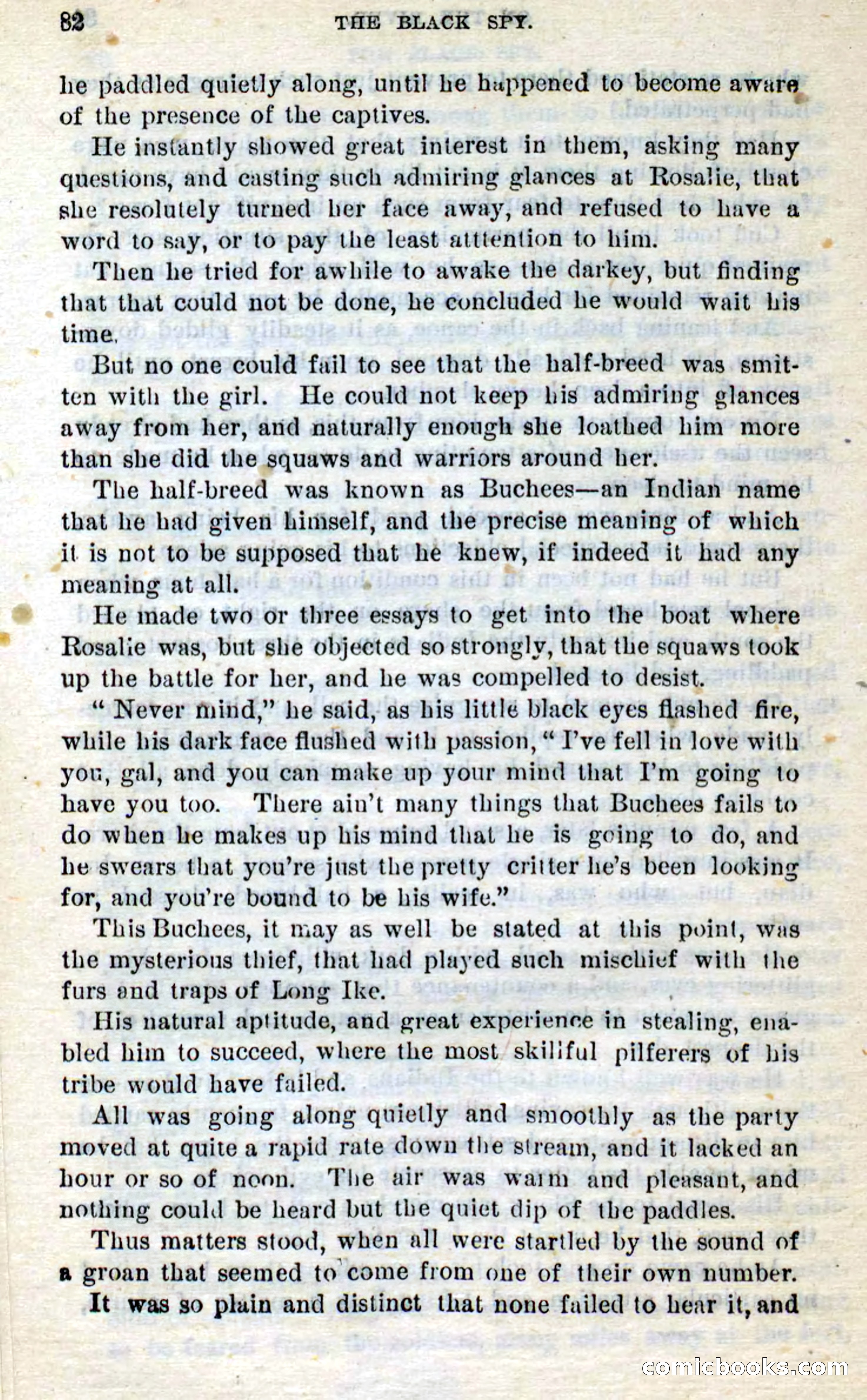 Beadle's Dime Novels No. 281: The Black Spy — page 78 of 100