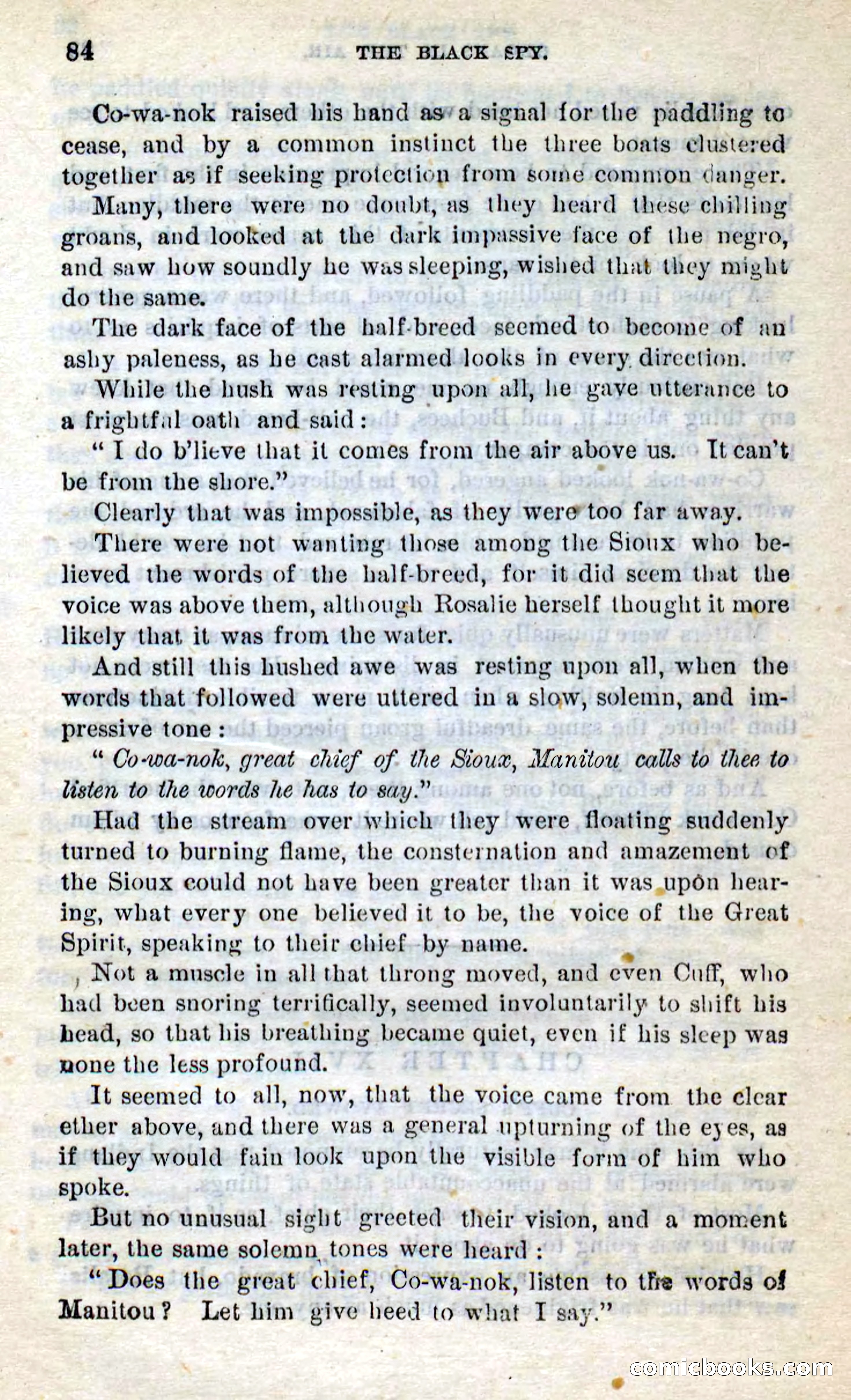 Beadle's Dime Novels No. 281: The Black Spy — page 80 of 100