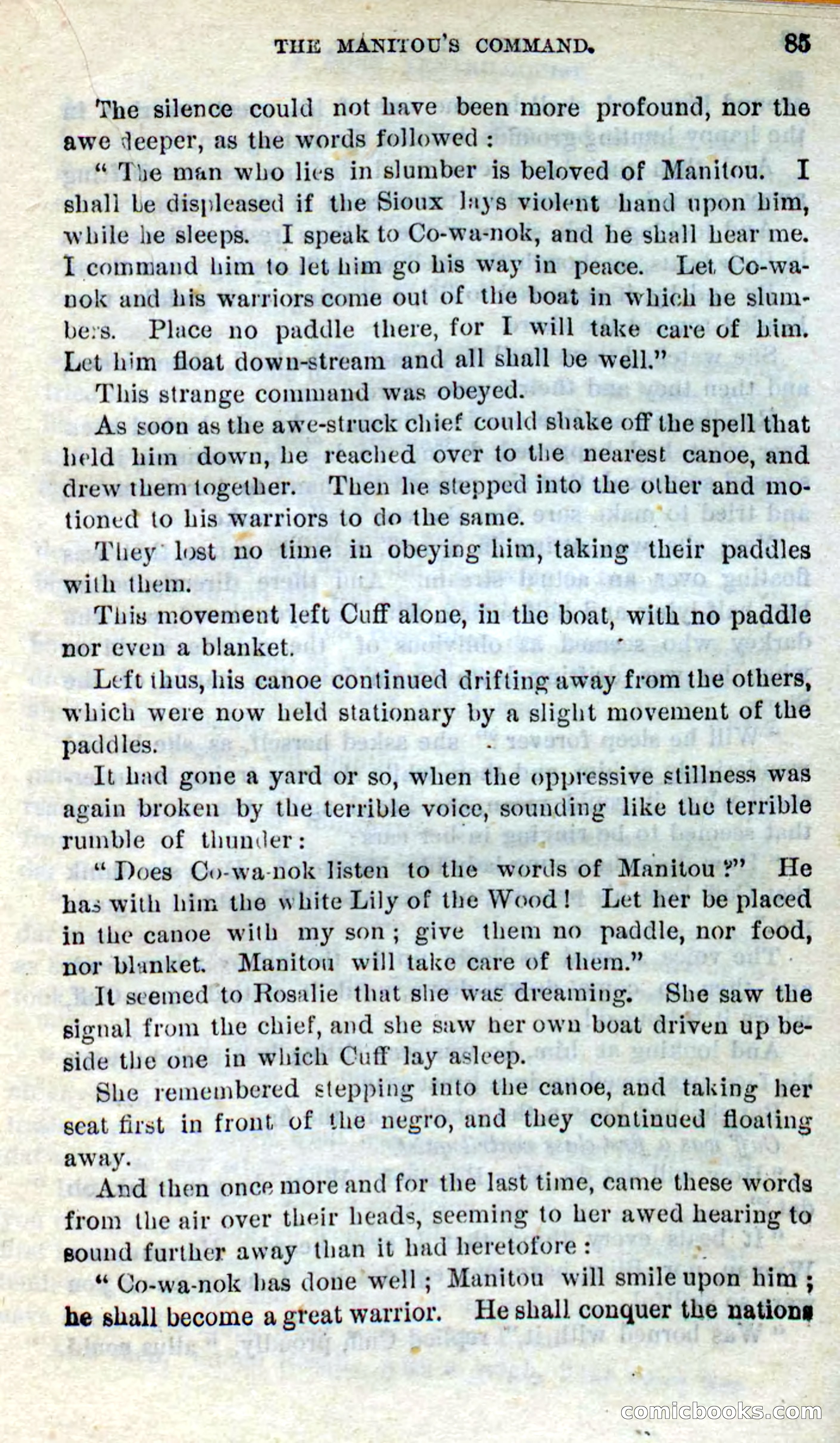 Beadle's Dime Novels No. 281: The Black Spy — page 81 of 100
