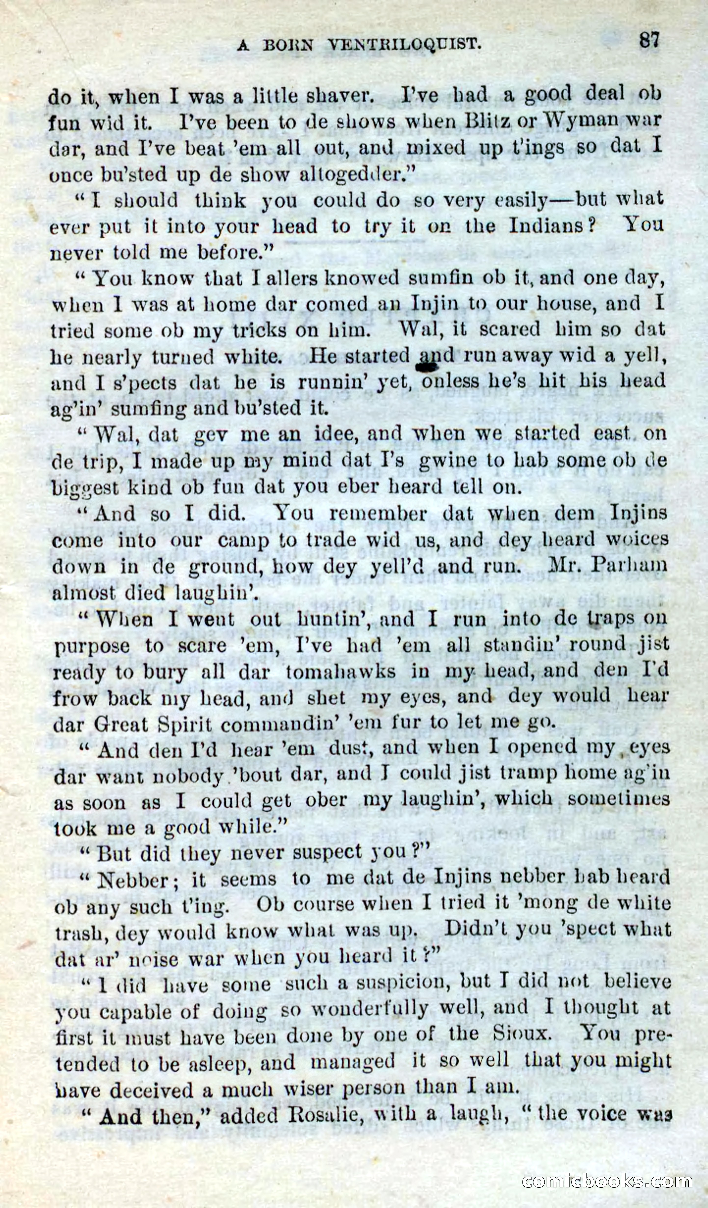 Beadle's Dime Novels No. 281: The Black Spy — page 83 of 100